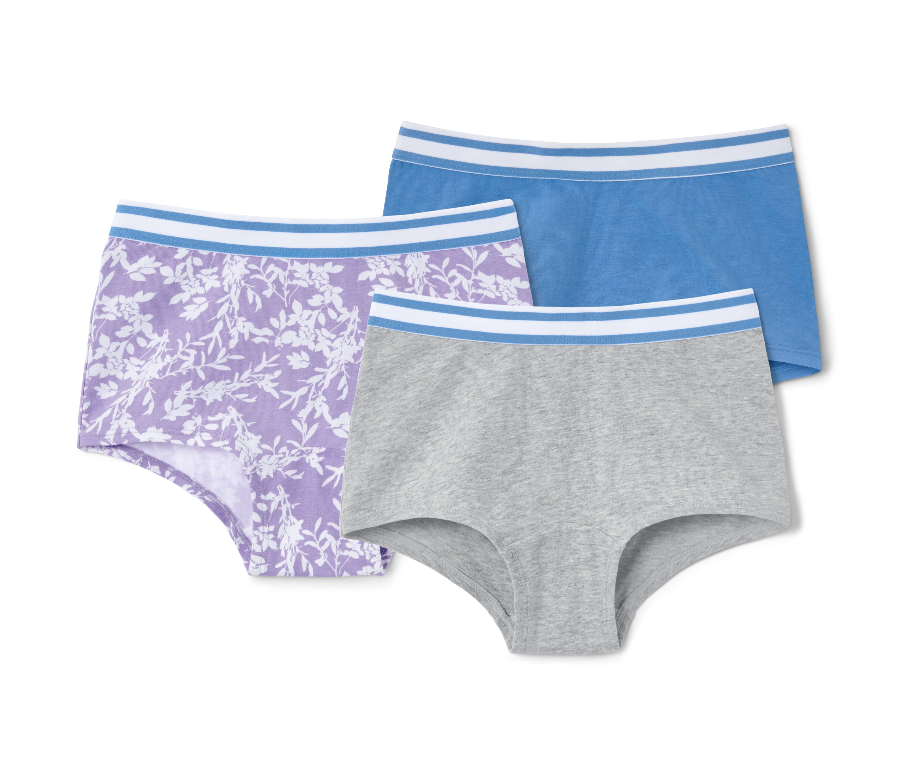 Tchibo - Figi dziewczęce- niebieski/szary/z nadrukiem