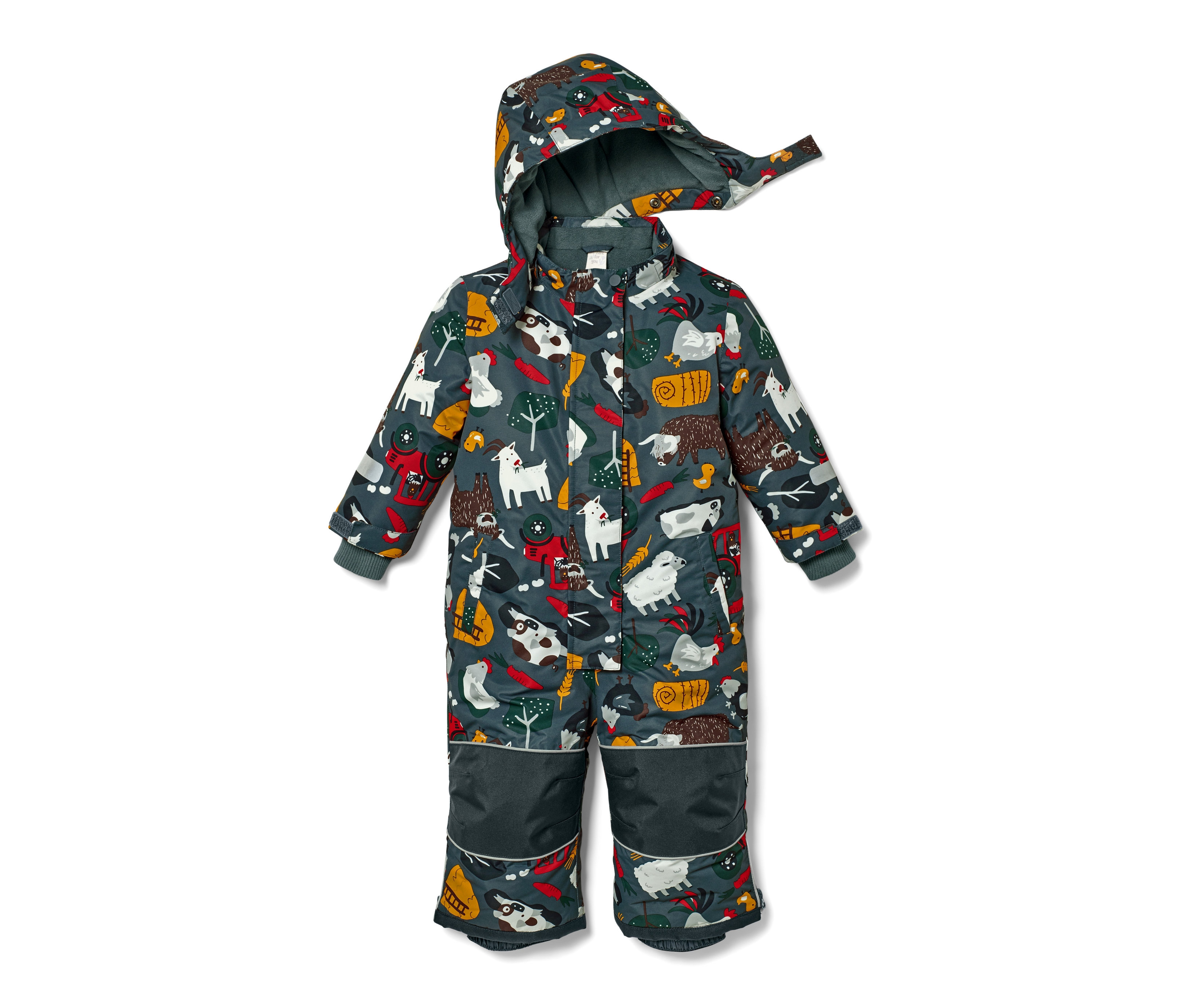 Tchibo - Zimowy kombinezon dziecięcy- niebieski/z nadrukiem