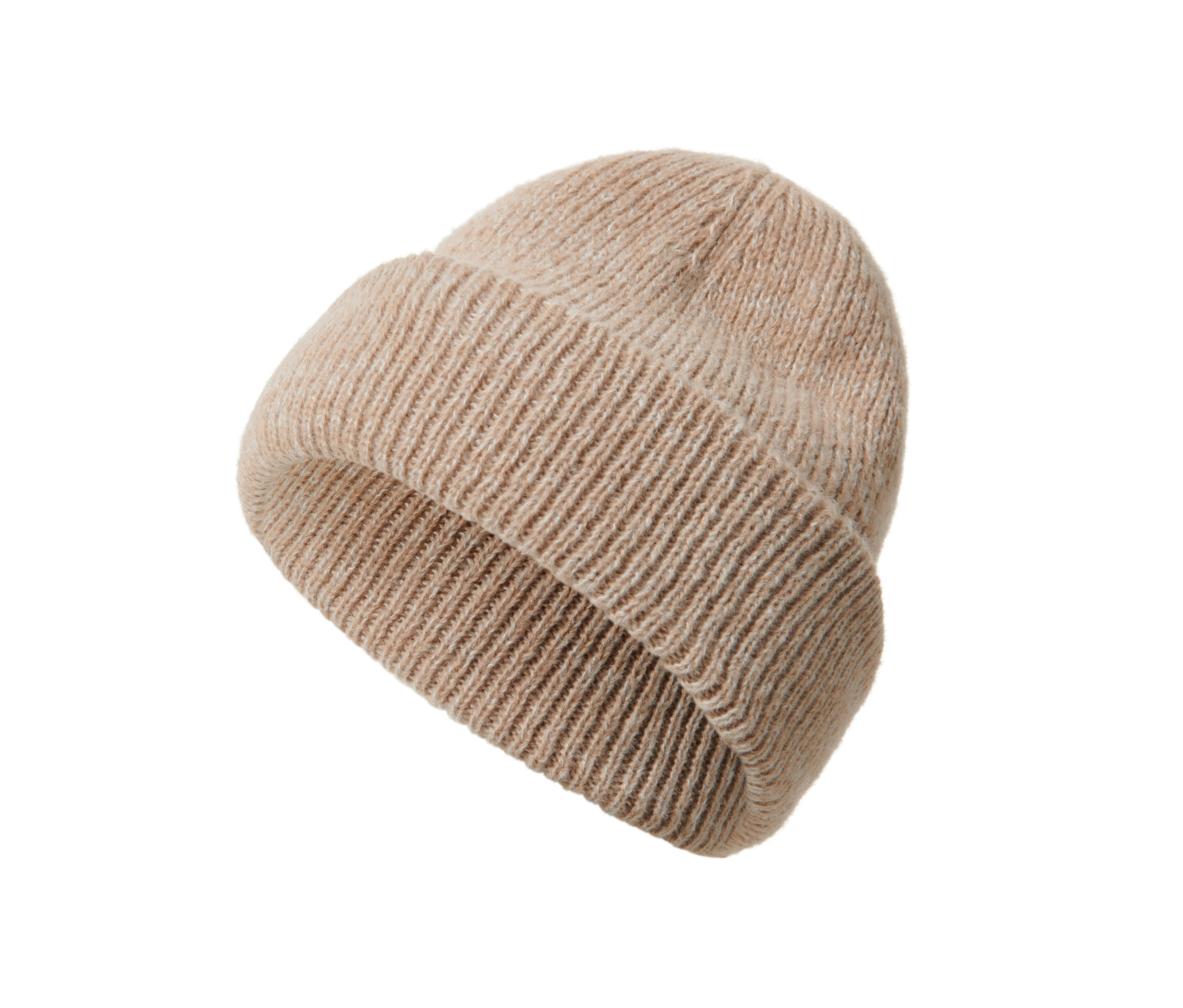 Tchibo - Czapka z dzianiny - kolor: beżowy