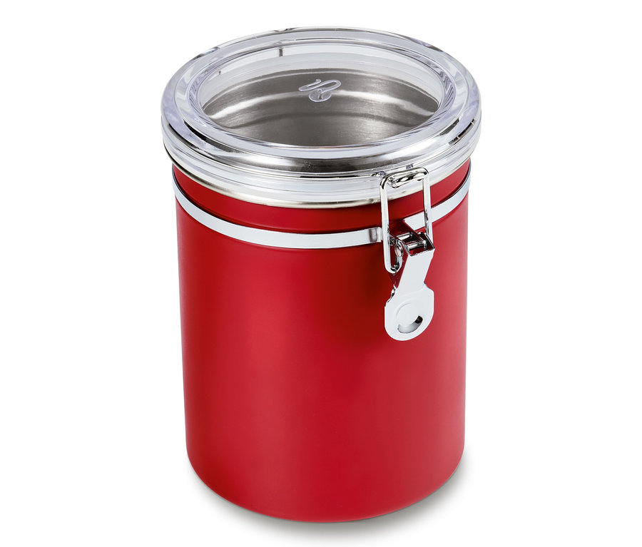 Czerwona puszka zatrzymująca zapach.