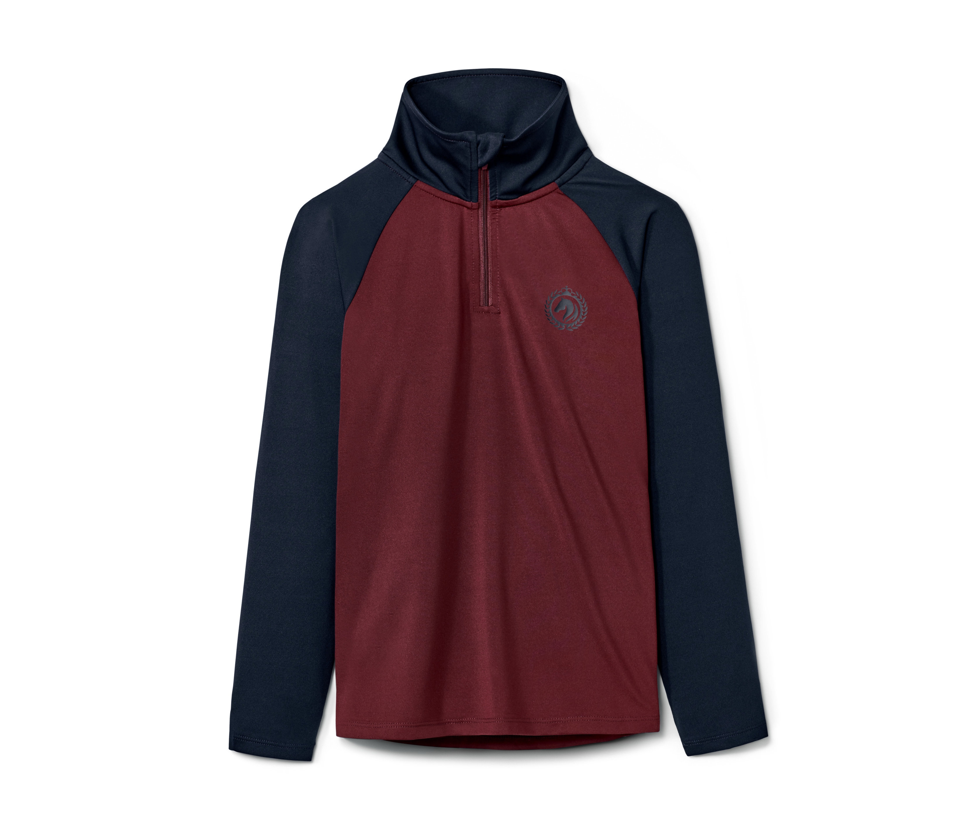 Tchibo - Bluza funkcyjna do jazdy konnej- czerwony/niebieski