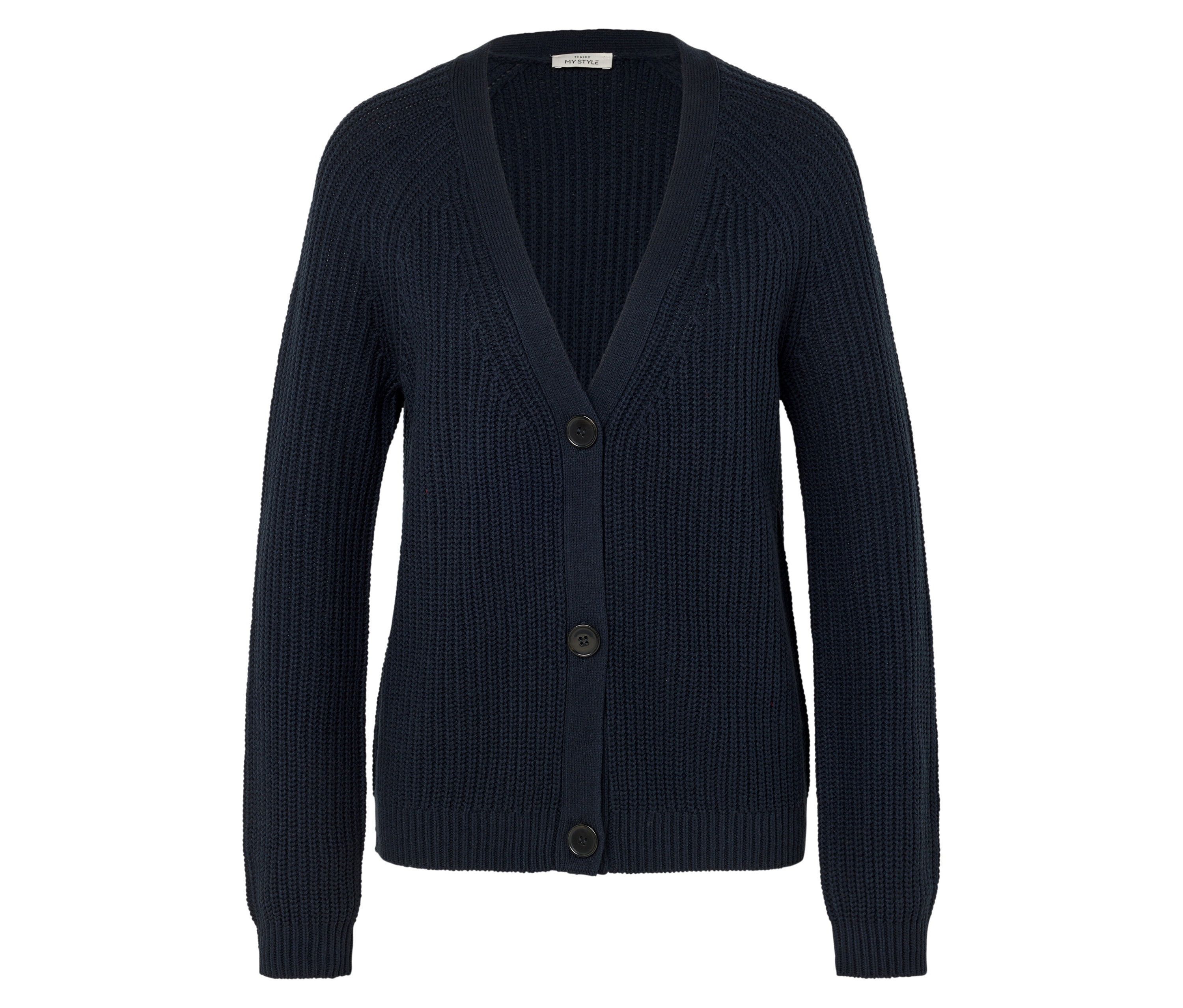 Tchibo - Kardigan o grubym splocie- niebieski