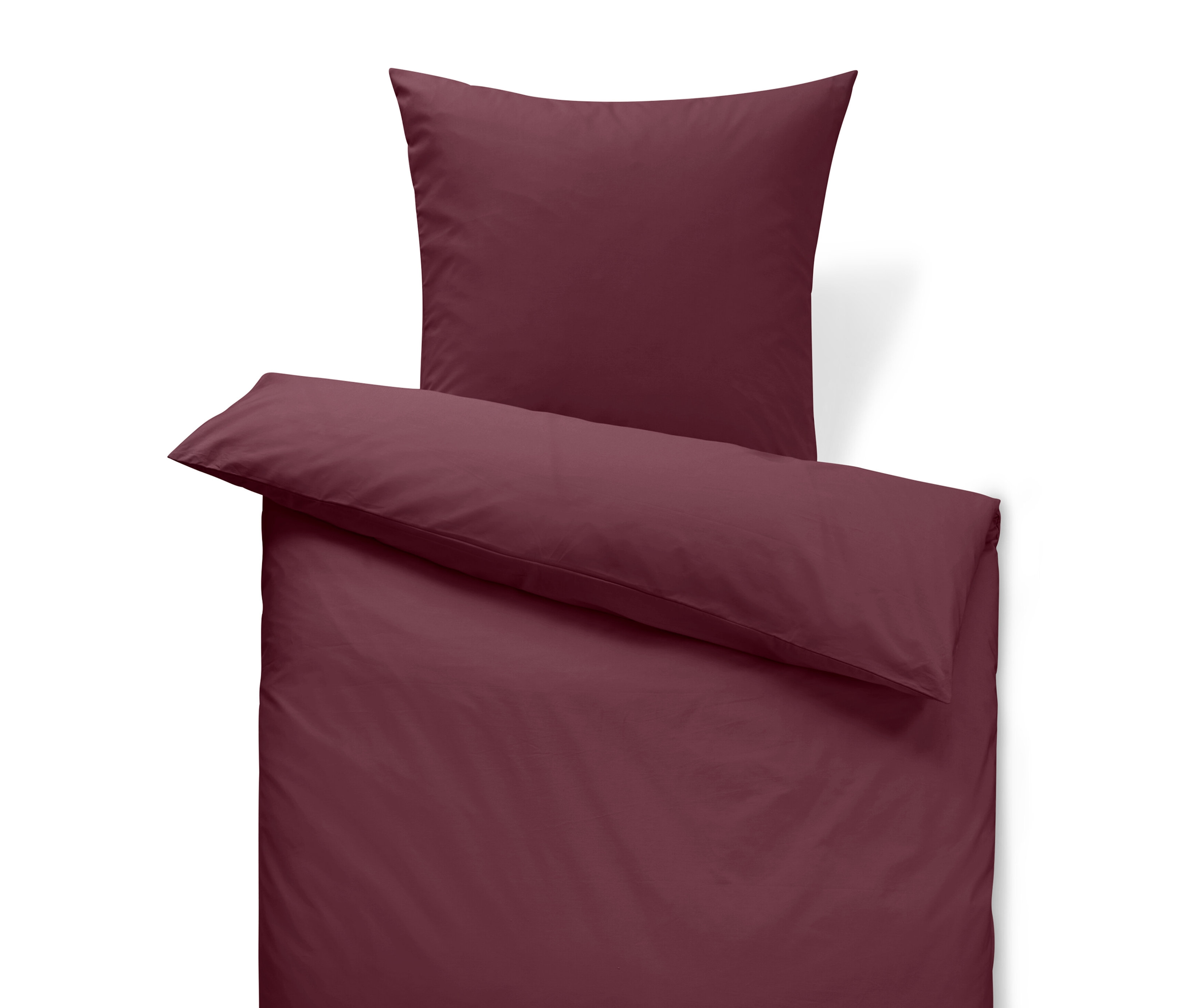 Tchibo - Pościel perkalowa - kolor: czerwony