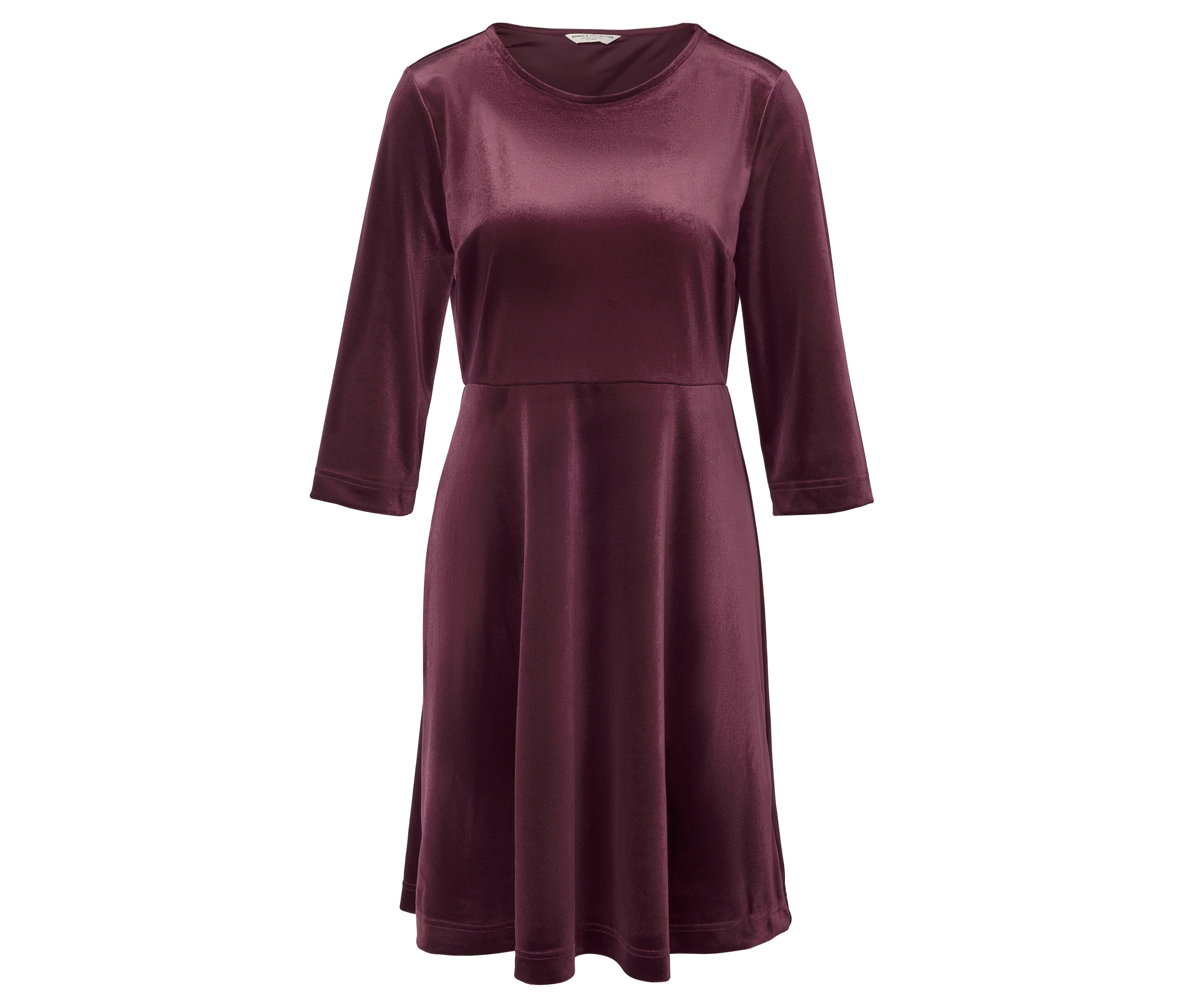 Tchibo - Sukienka z elastycznego aksamitu, czerwony