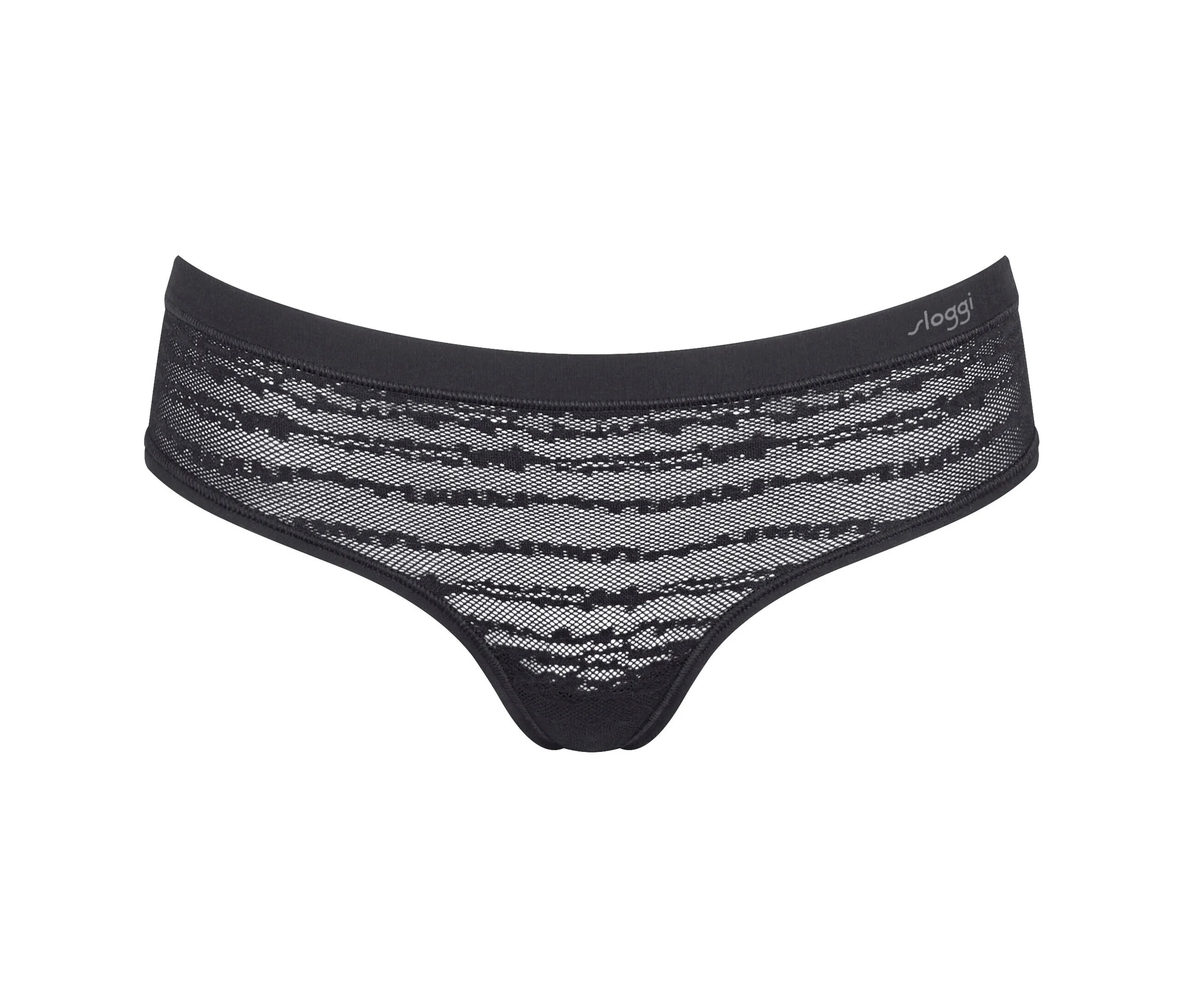 Figi sloggi Free Evolve Hipster Lace, black