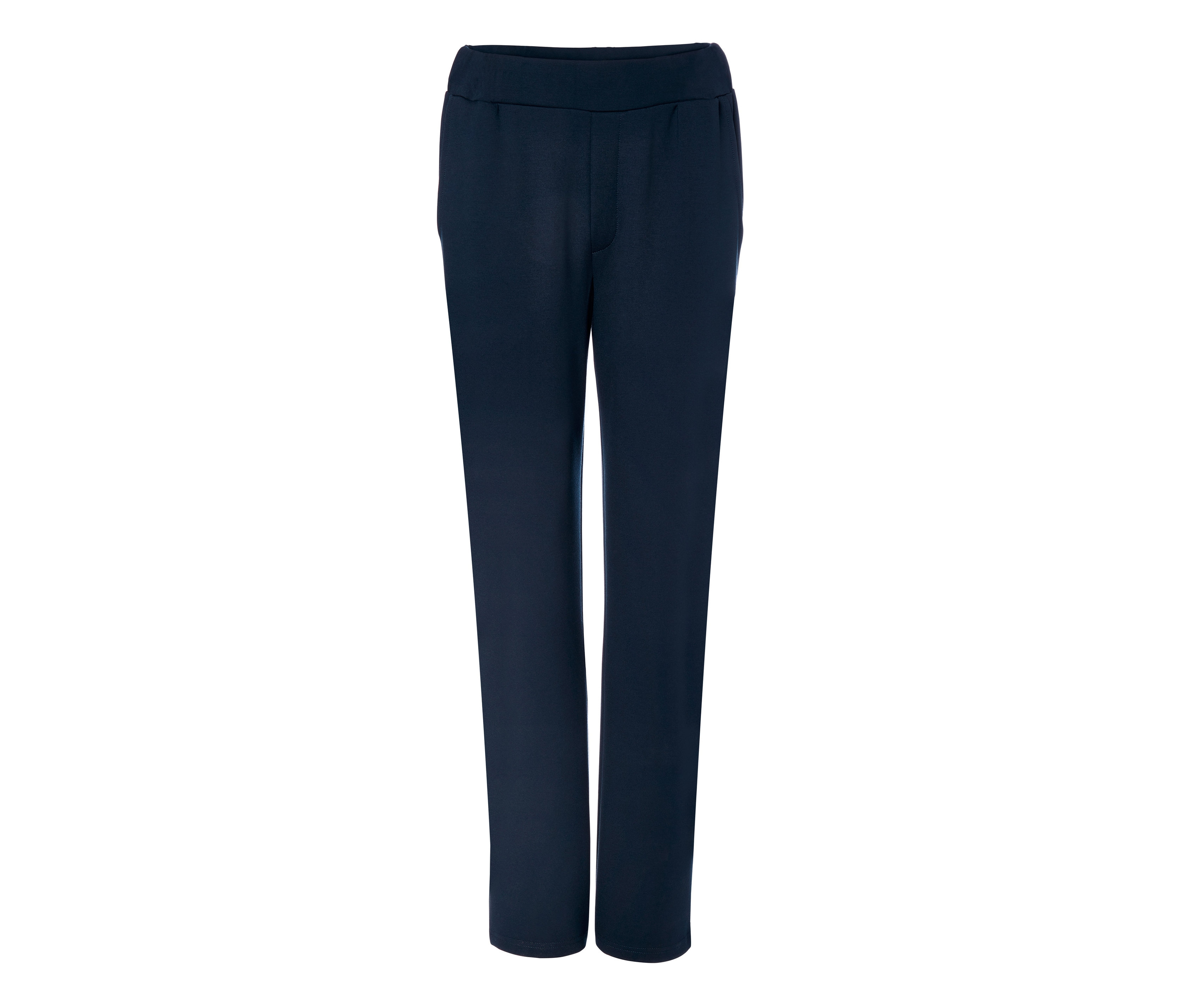 Tchibo - Spodnie typu jogger pants z szeroką nogawką- niebieski