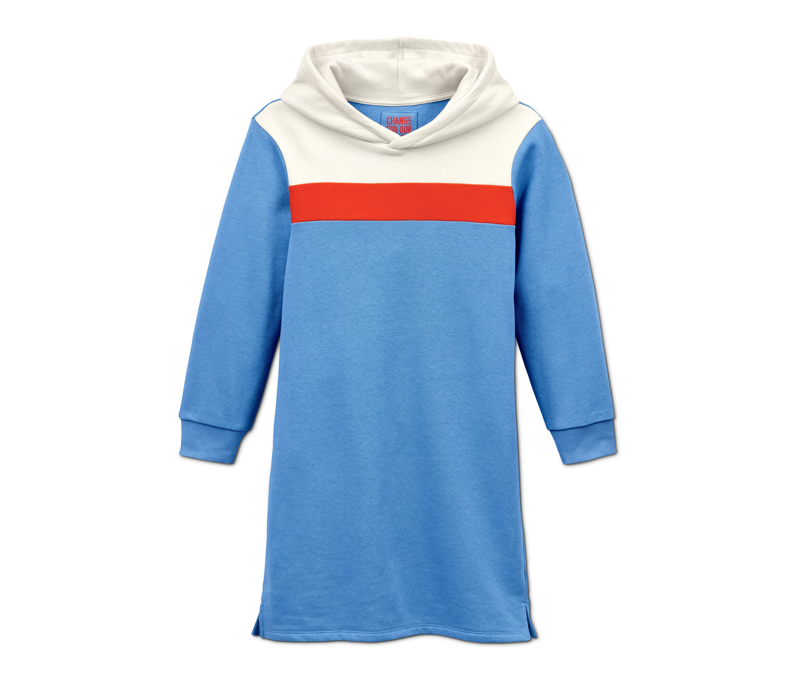 Tchibo - Sukienka dresowa, pomarańczowy/biały