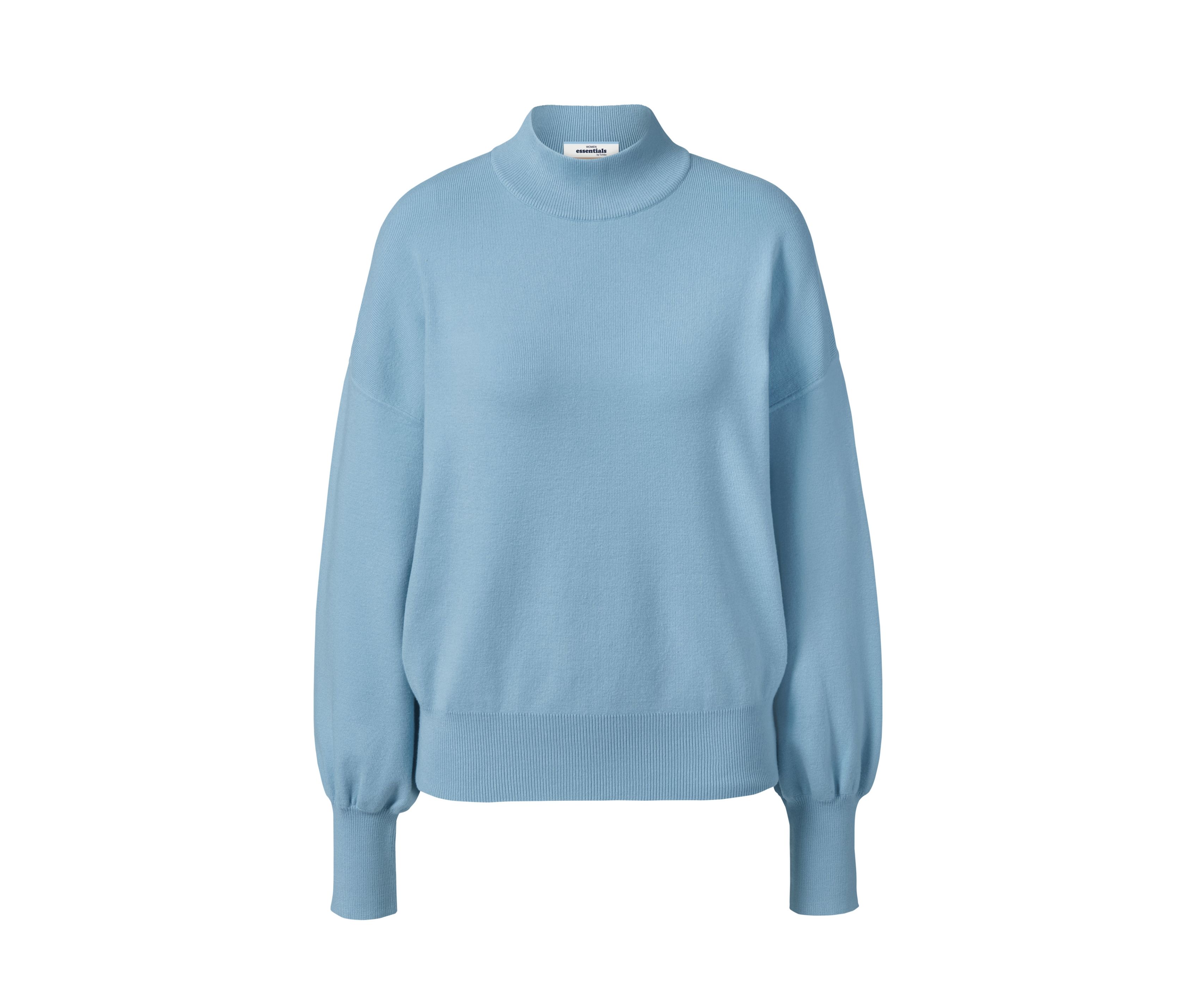 Tchibo - Bluza z bufiastymi rękawami, niebieski