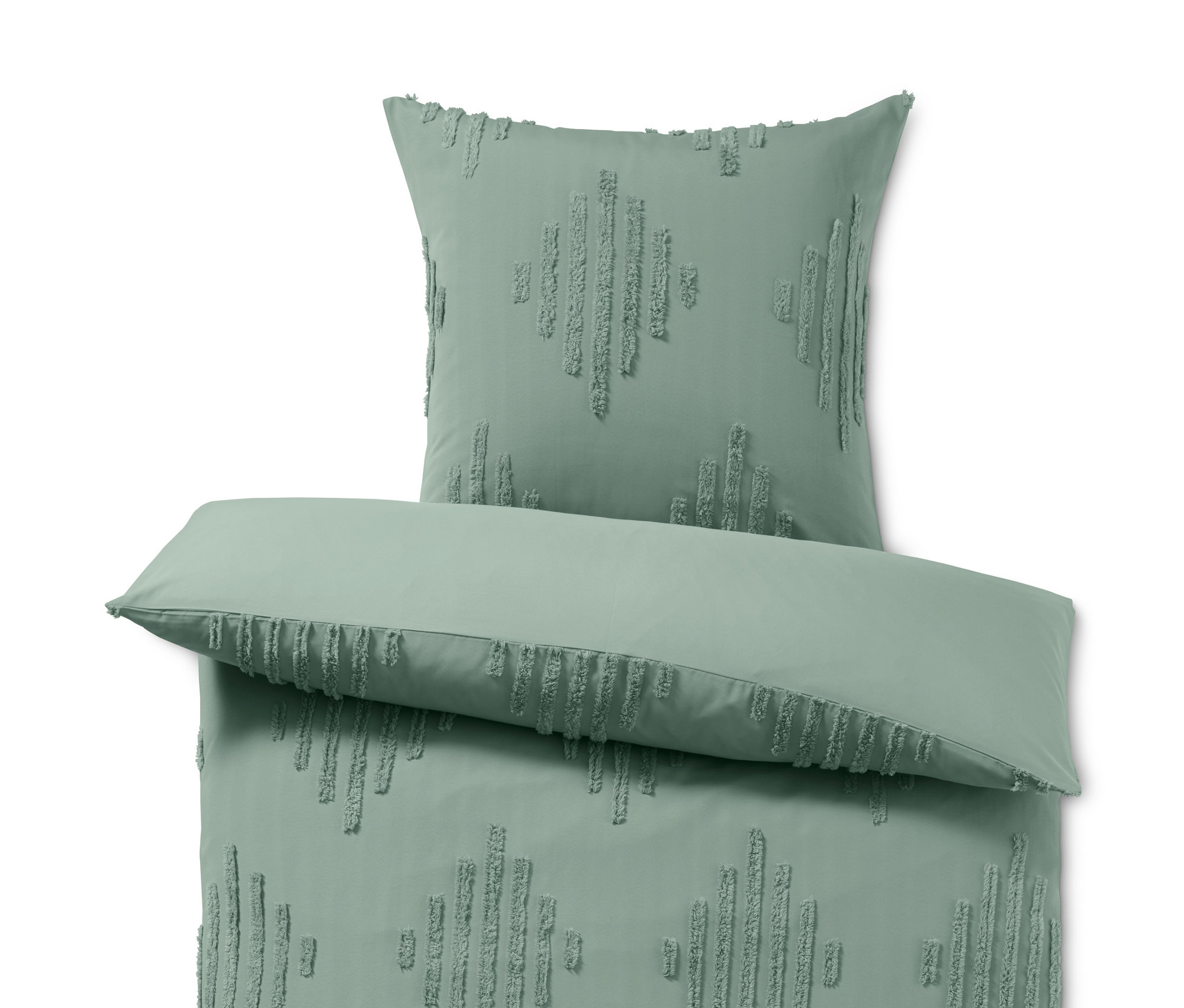 Tchibo - Pościel ze strukturą - kolor: zielony