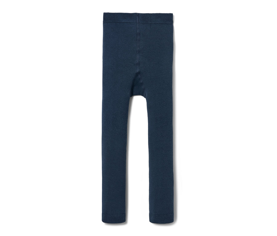 Ciemnoniebieskie legginsy termiczne.