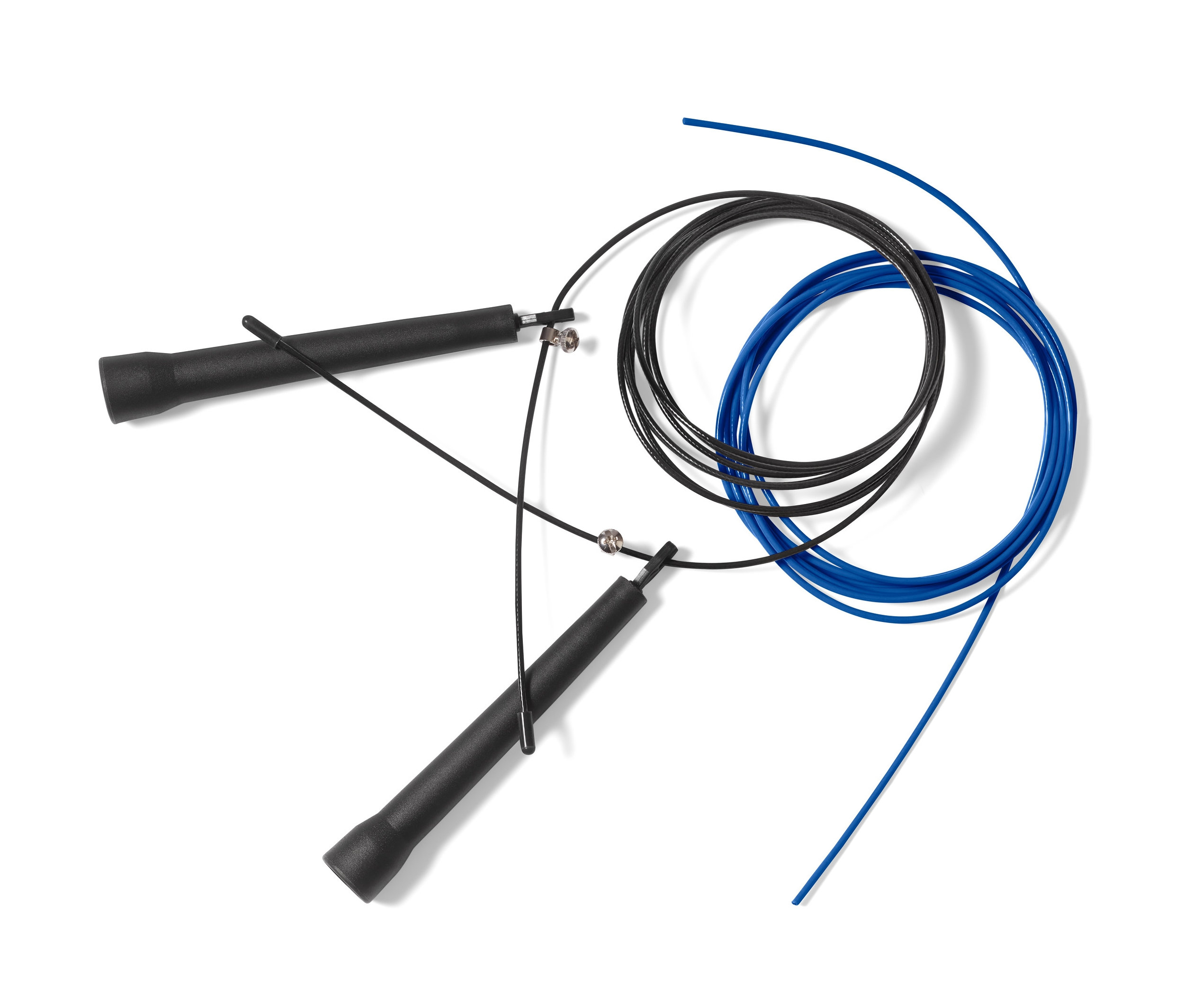 Tchibo - Skakanka »Speed« - kolor: niebieski/czarny