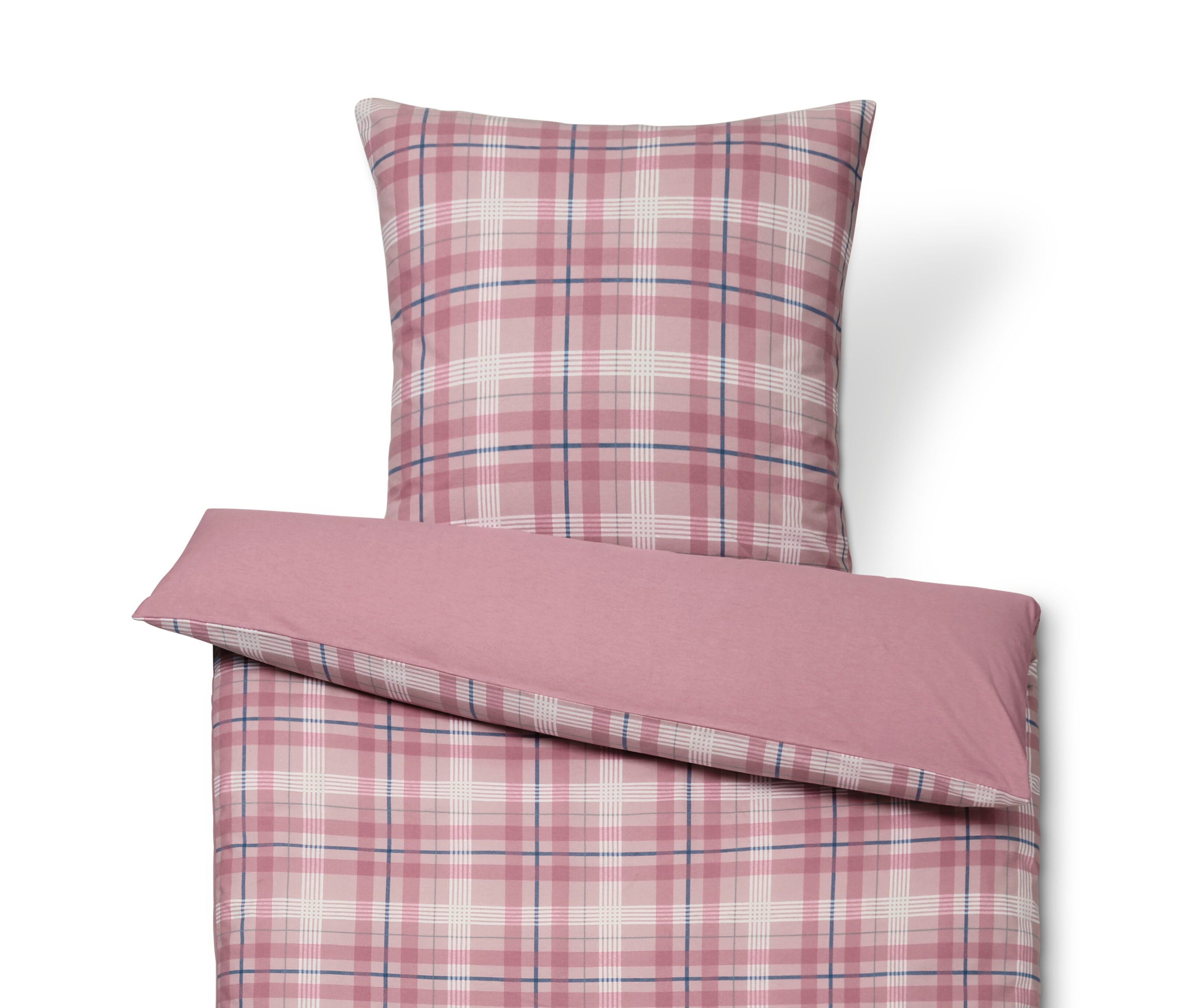 Tchibo - Pościel z flaneli - kolor: różowy