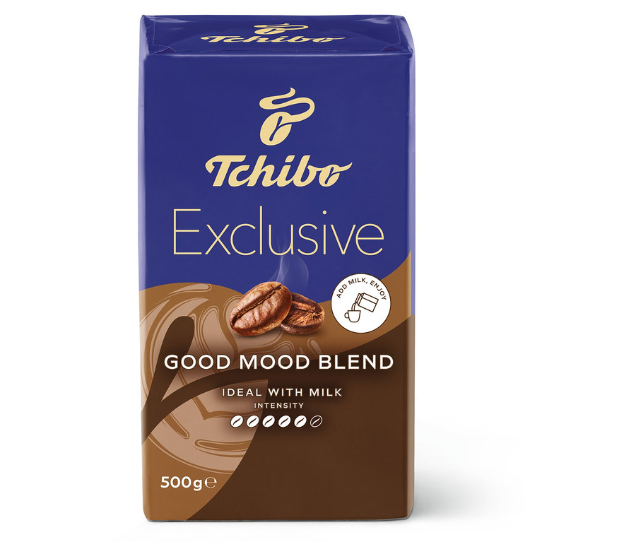 Tchibo Exclusive Good Mood Blend 500 g, kawa palona mielona