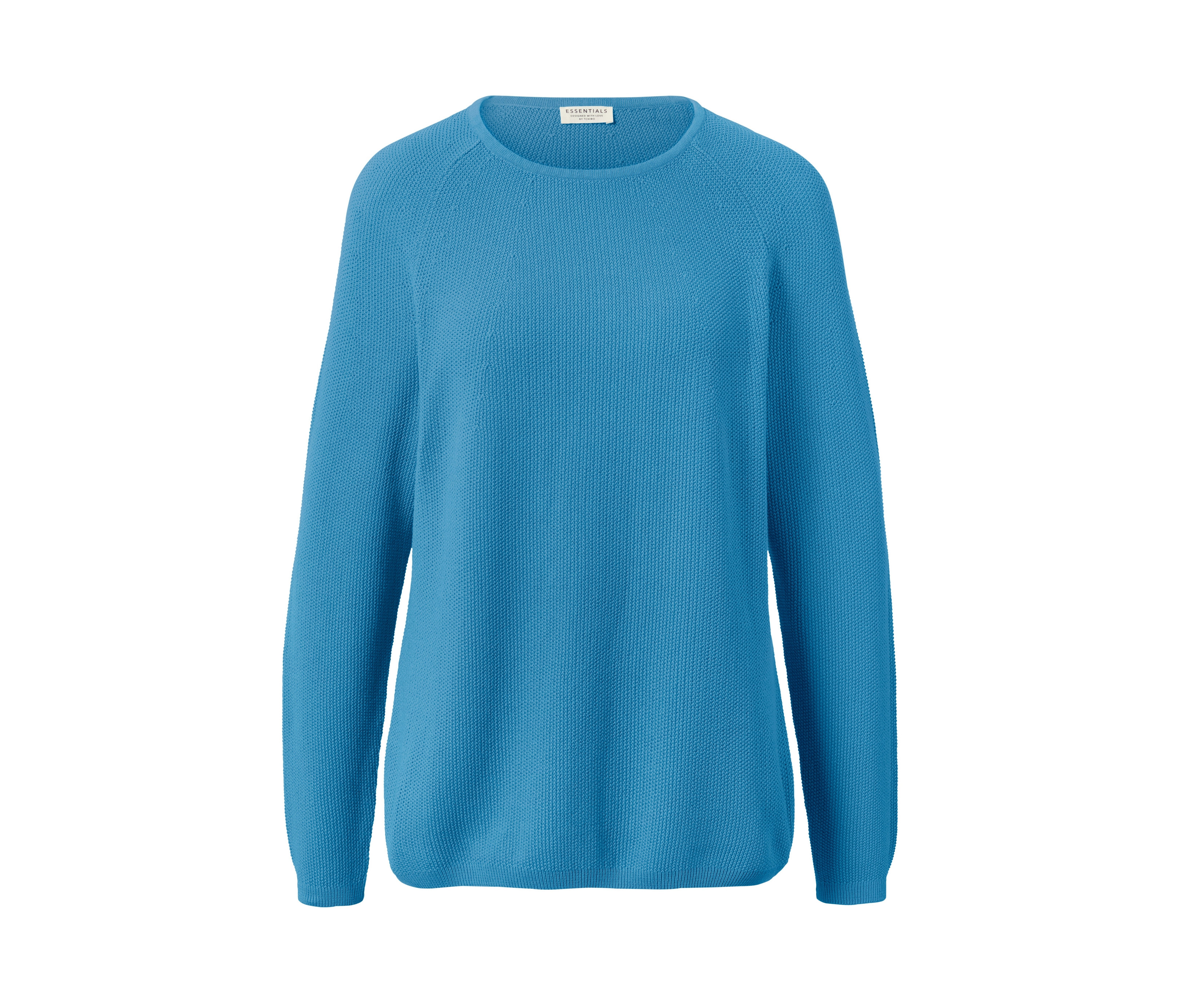 Tchibo - Sweter z dzianiny- niebieski