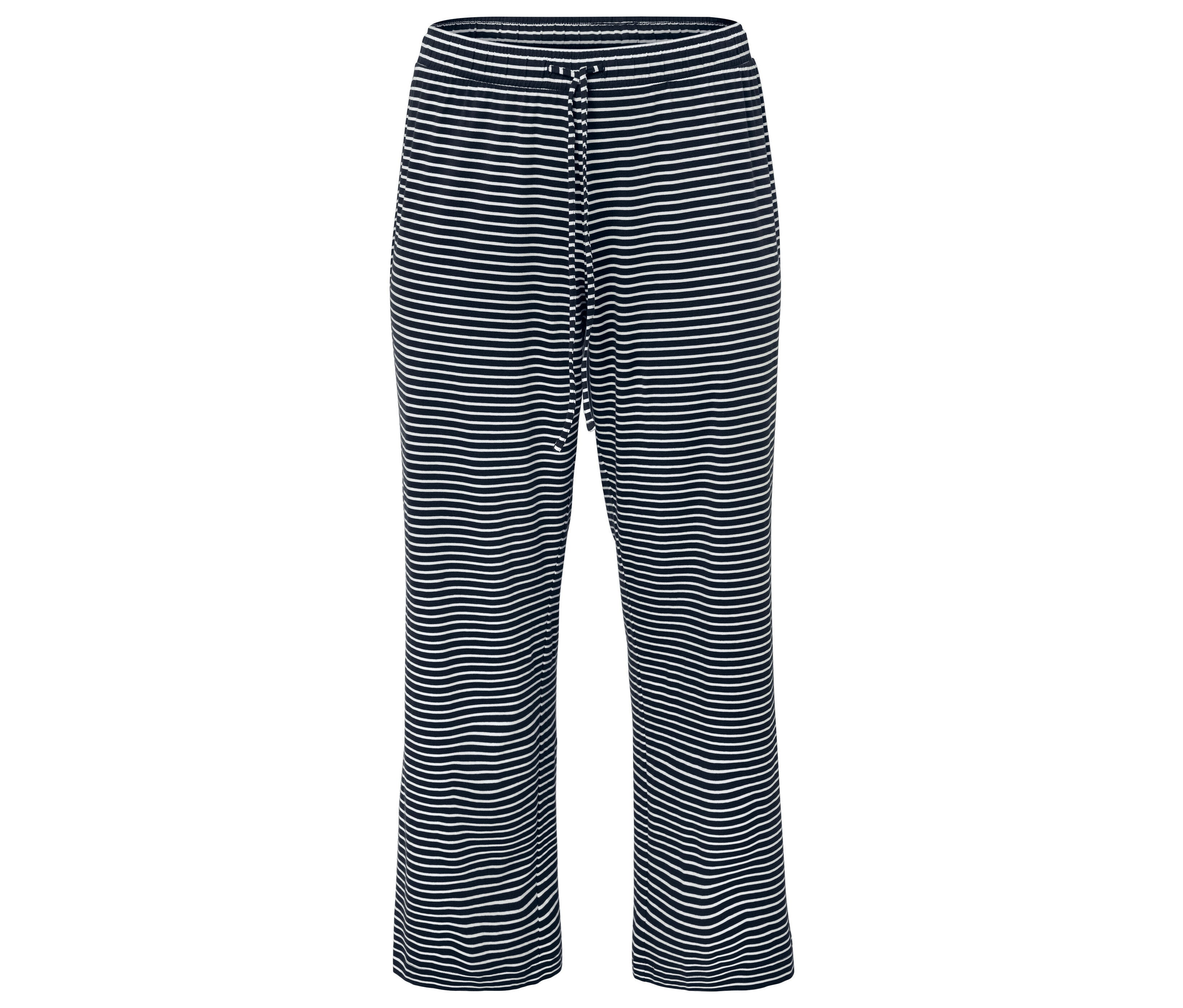 Tchibo - Spodnie dresowe- biały/niebieski/w paski