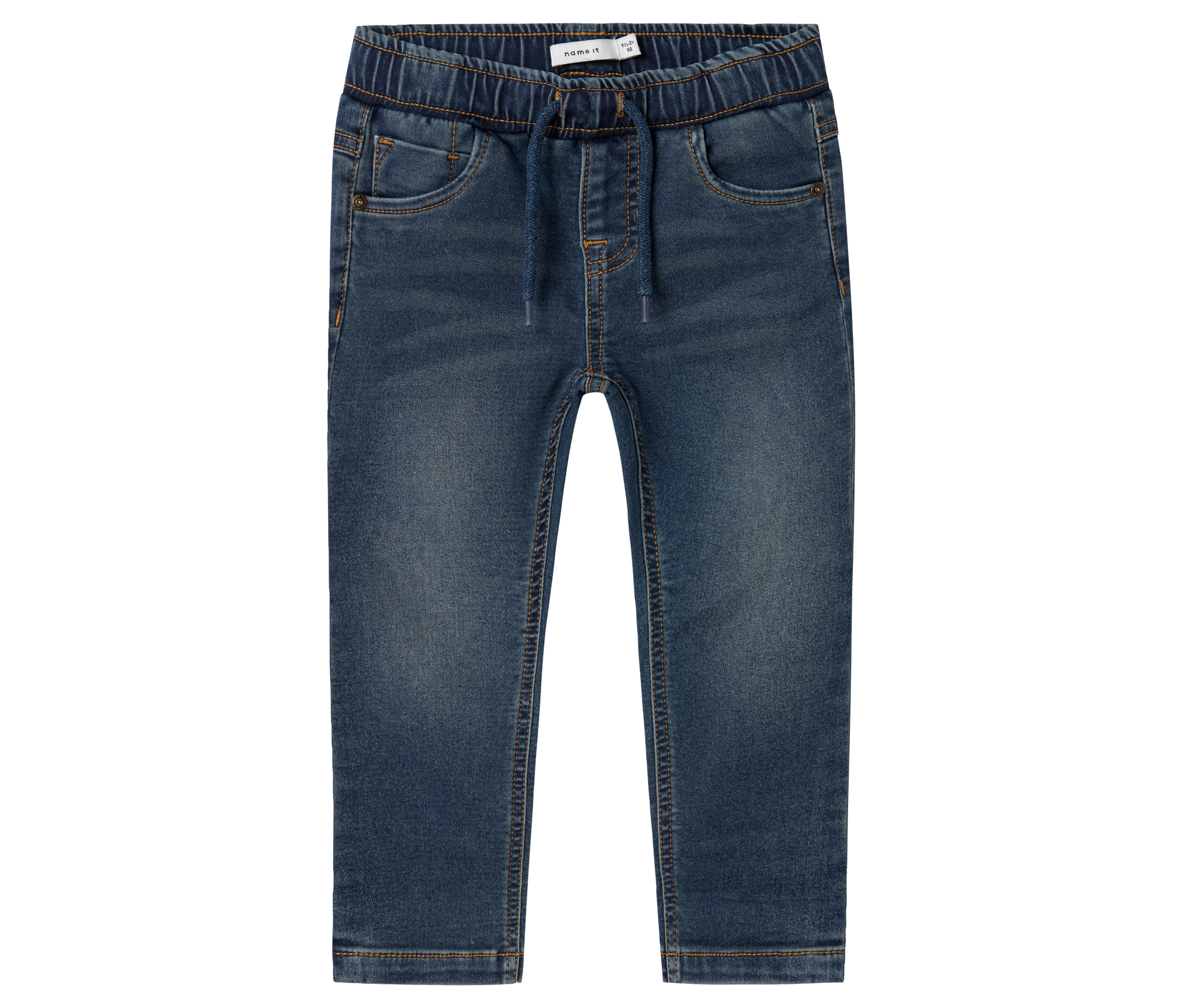 Tchibo - Dziecięce dżinsy dresowe Name IT - mężczyzna- niebieski