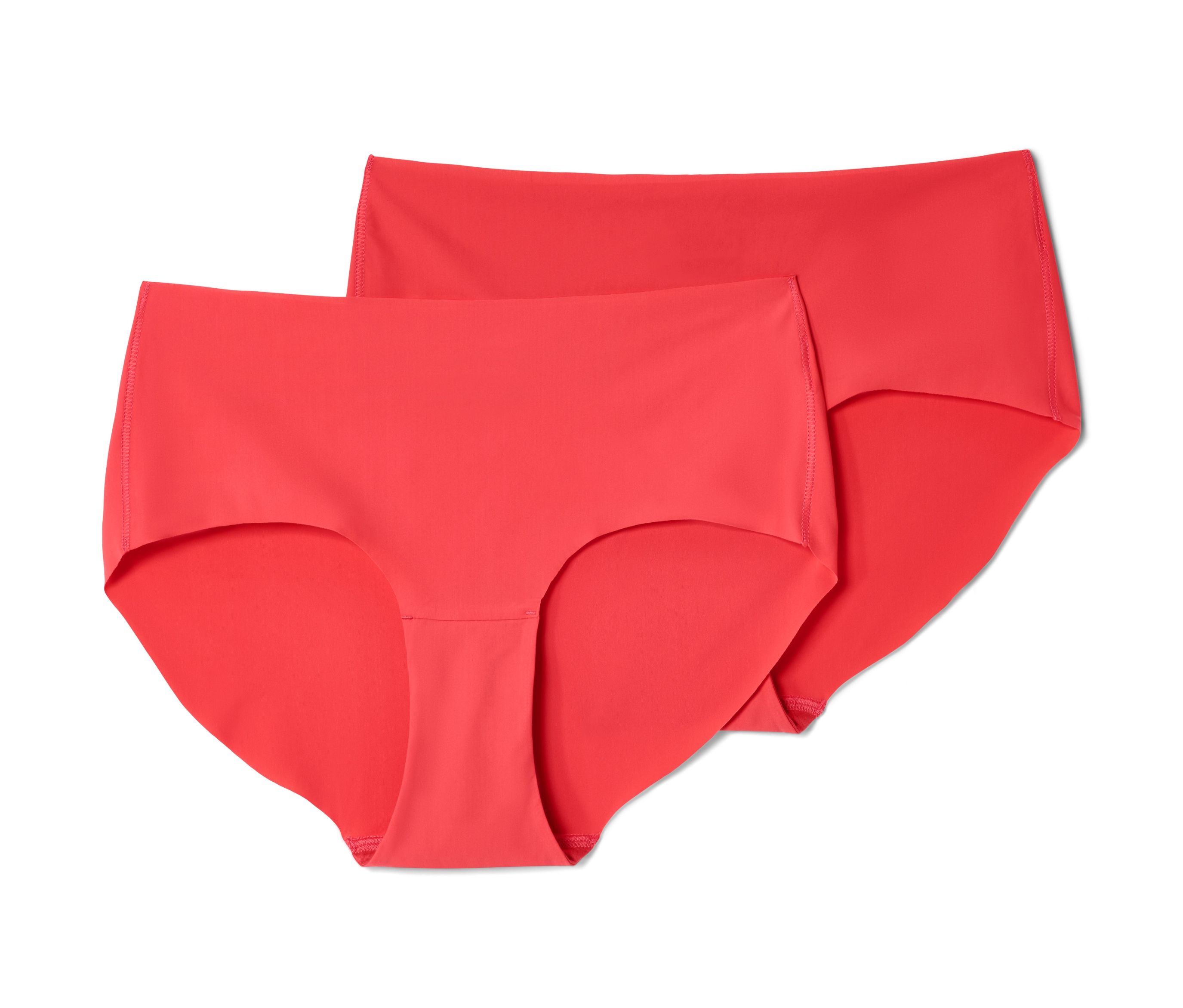Tchibo - Figi typu panty Magic Cut, czerwony