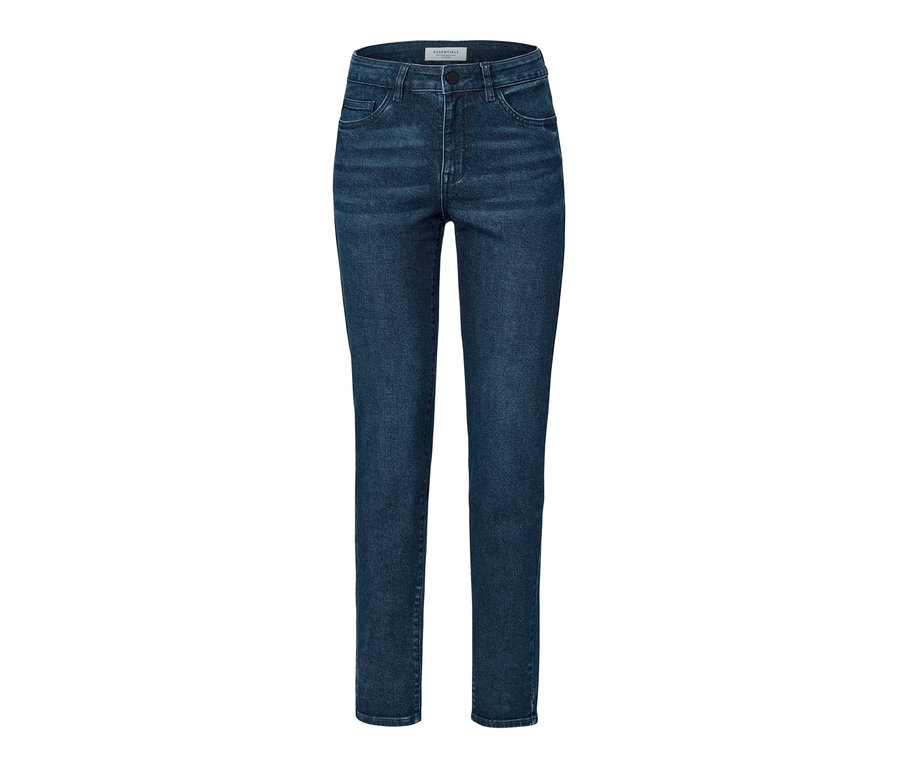 Jeansy slim »Fit Emma«, dark blue denim.