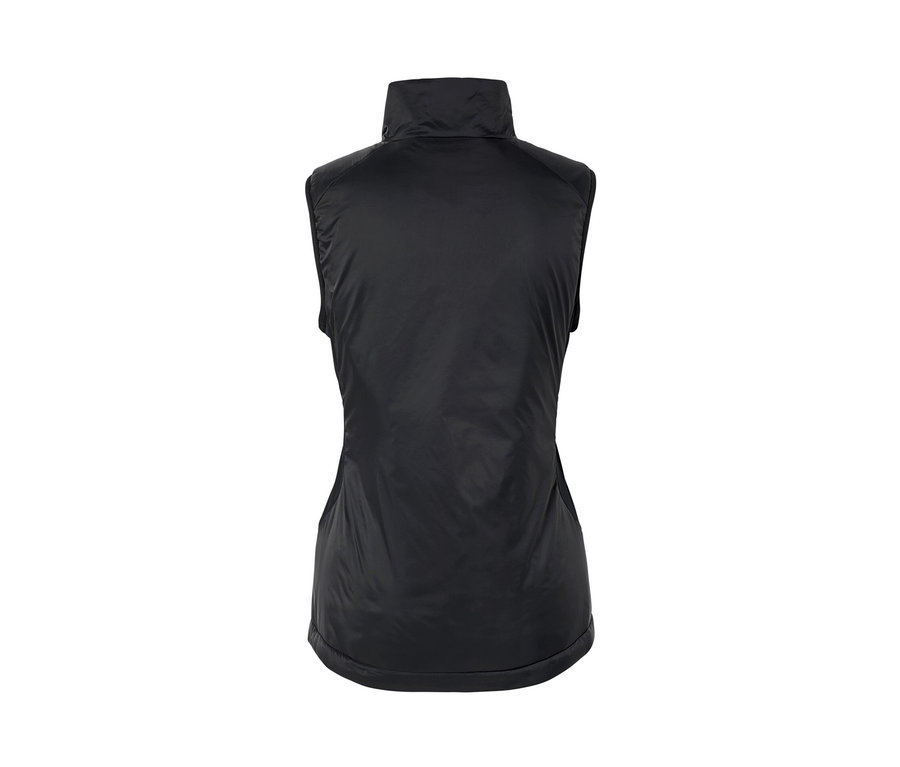 Czarna kamizelka hybrydowa „pack light”.