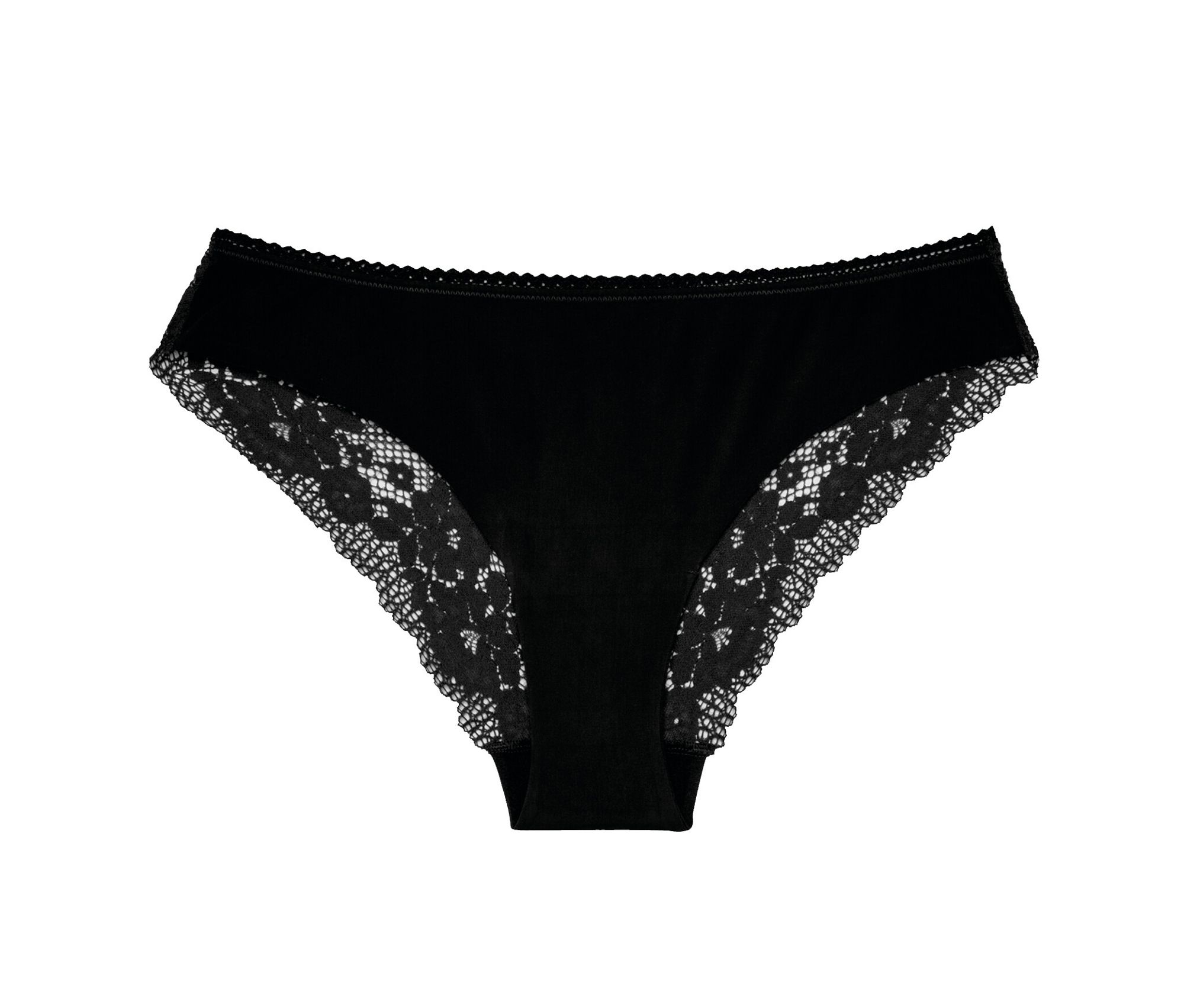 Figi raw cut Passionata „Nina”, czarny