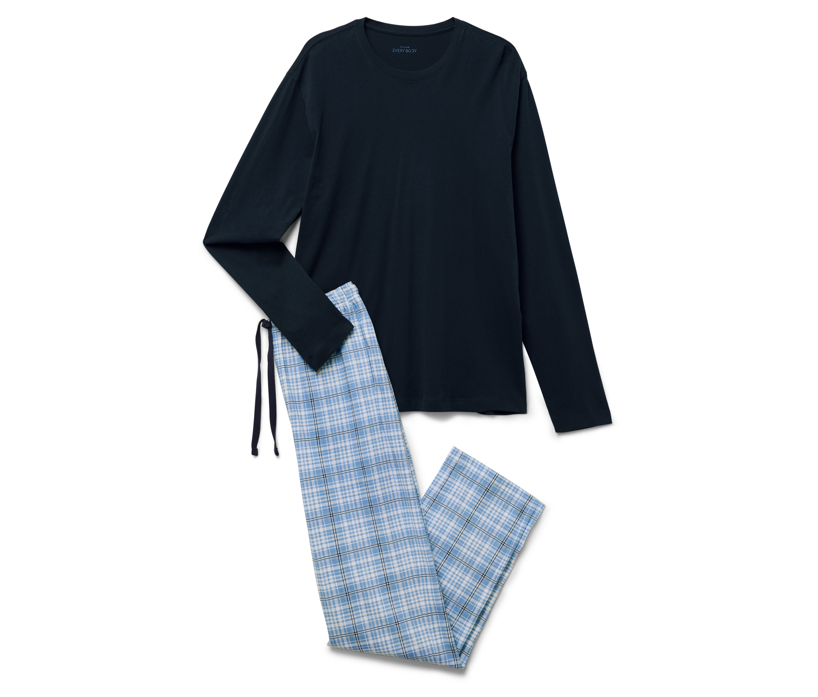 Tchibo - Piżama- niebieski/w kratkę