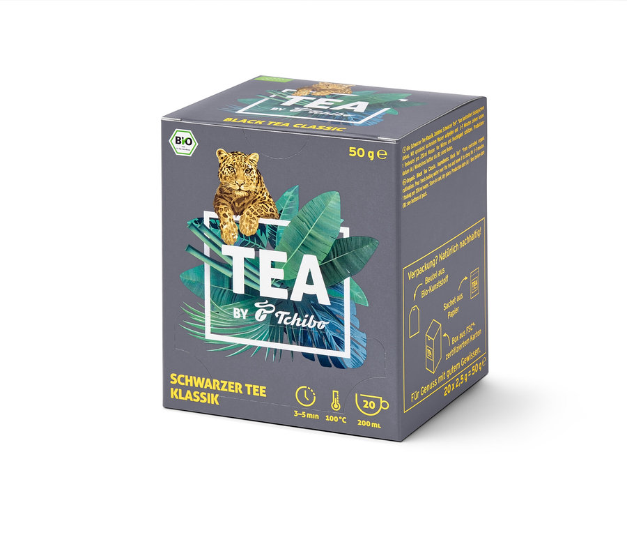 Opakowanie BIO TEA by Tchibo Klasyczna 8x20x2,5 g.