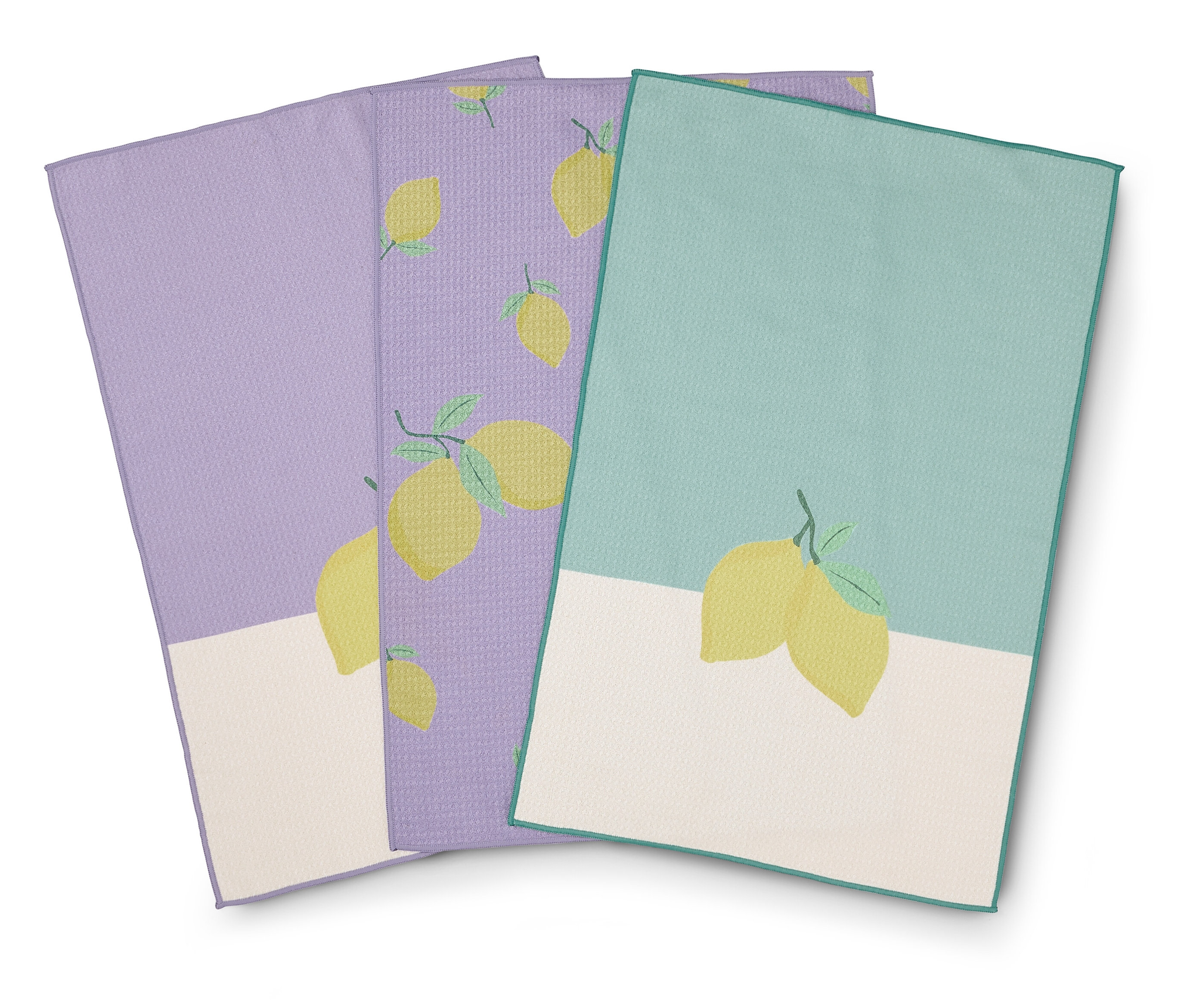 Tchibo - Ściereczki do naczyń - kolor: zielony/beżowy