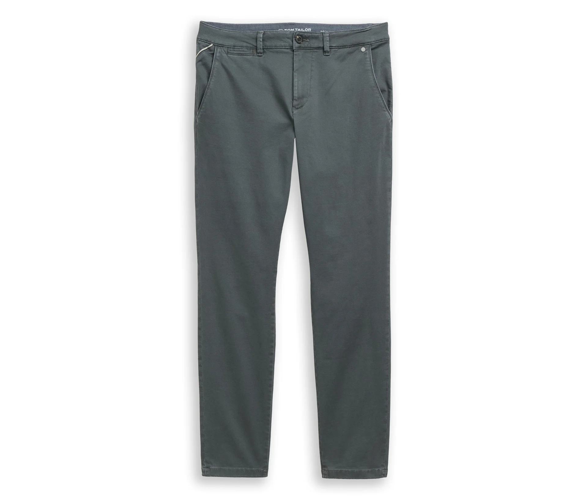 Spodnie chinosy Tom Tailor „Ttsimon” Slim, Darkest Olive