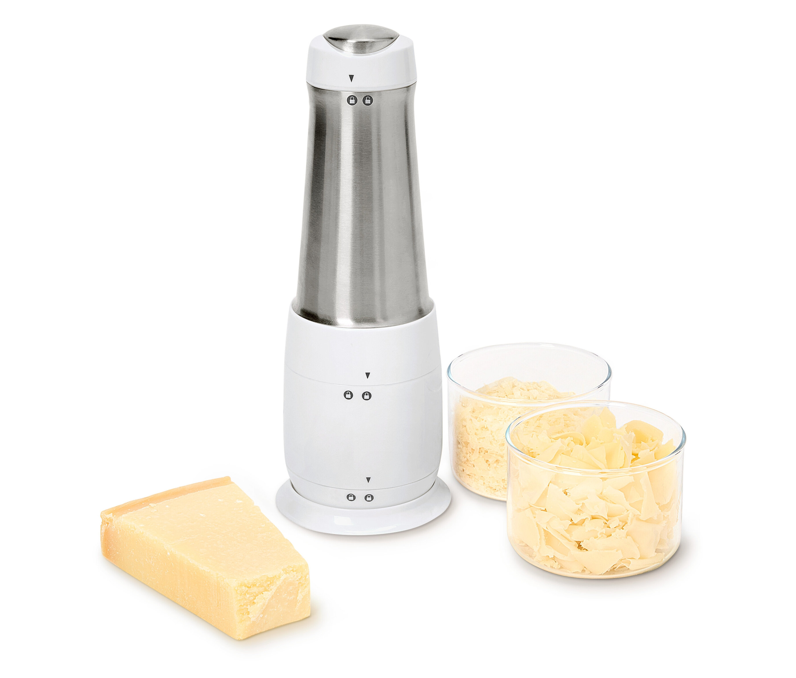 Tchibo - Elektryczna tarka do sera - kolor: biały