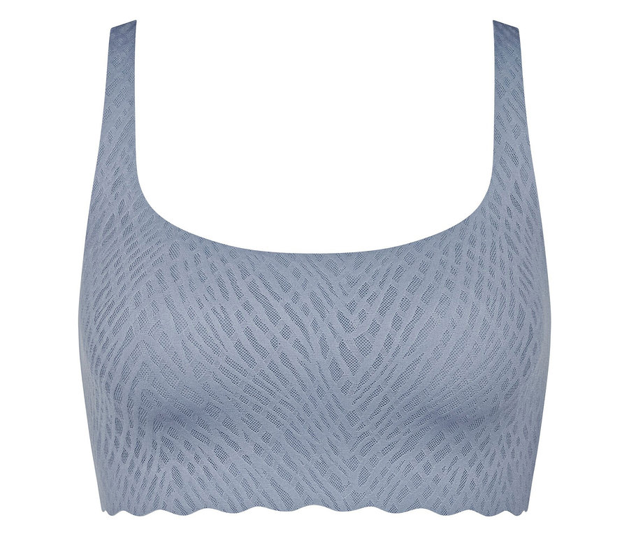 Góra sloggi ZERO Feel Bliss, niebieskawy szary.