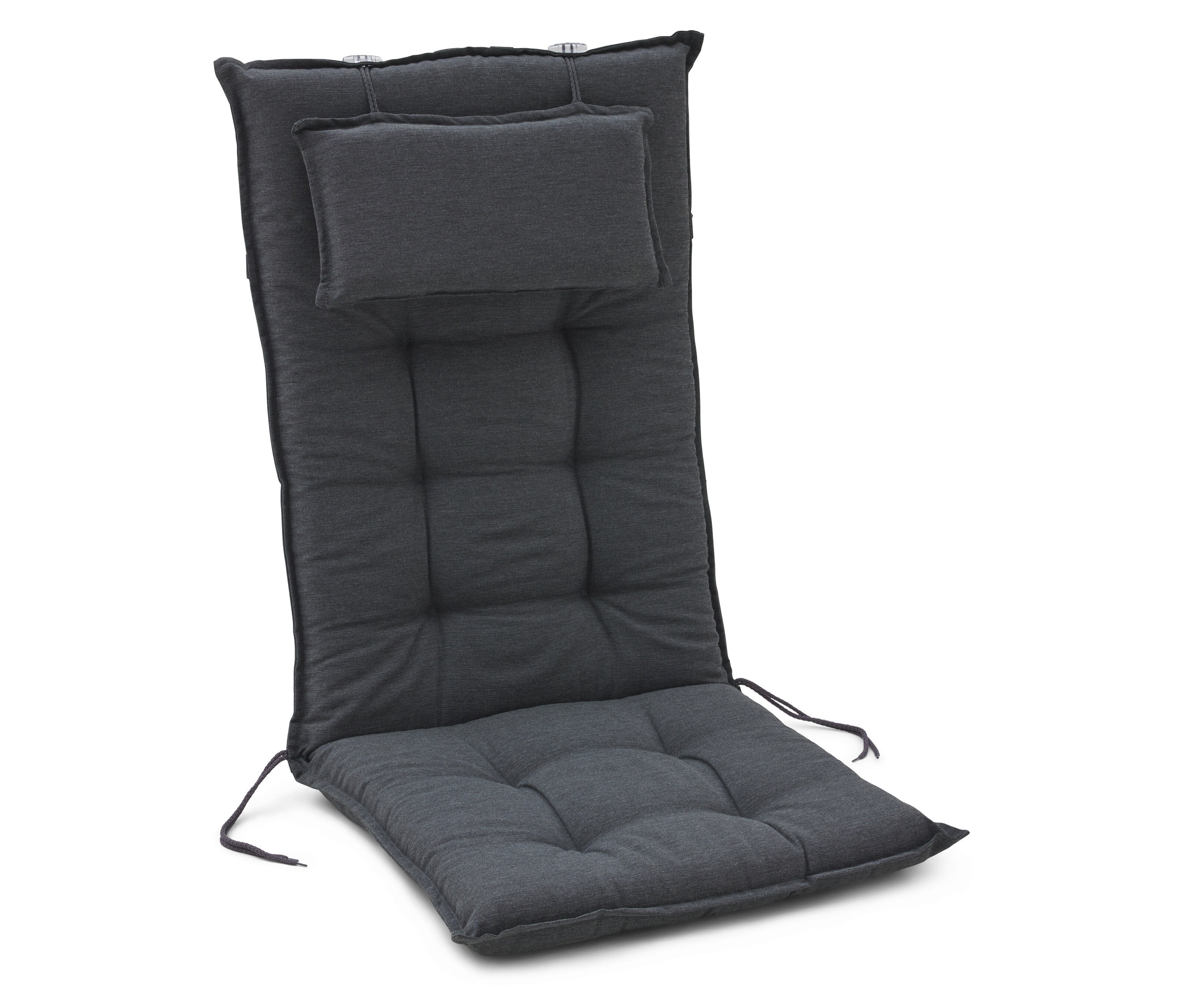 Tchibo - Nakładka na krzesło z wysokim oparciem - kolor: szary