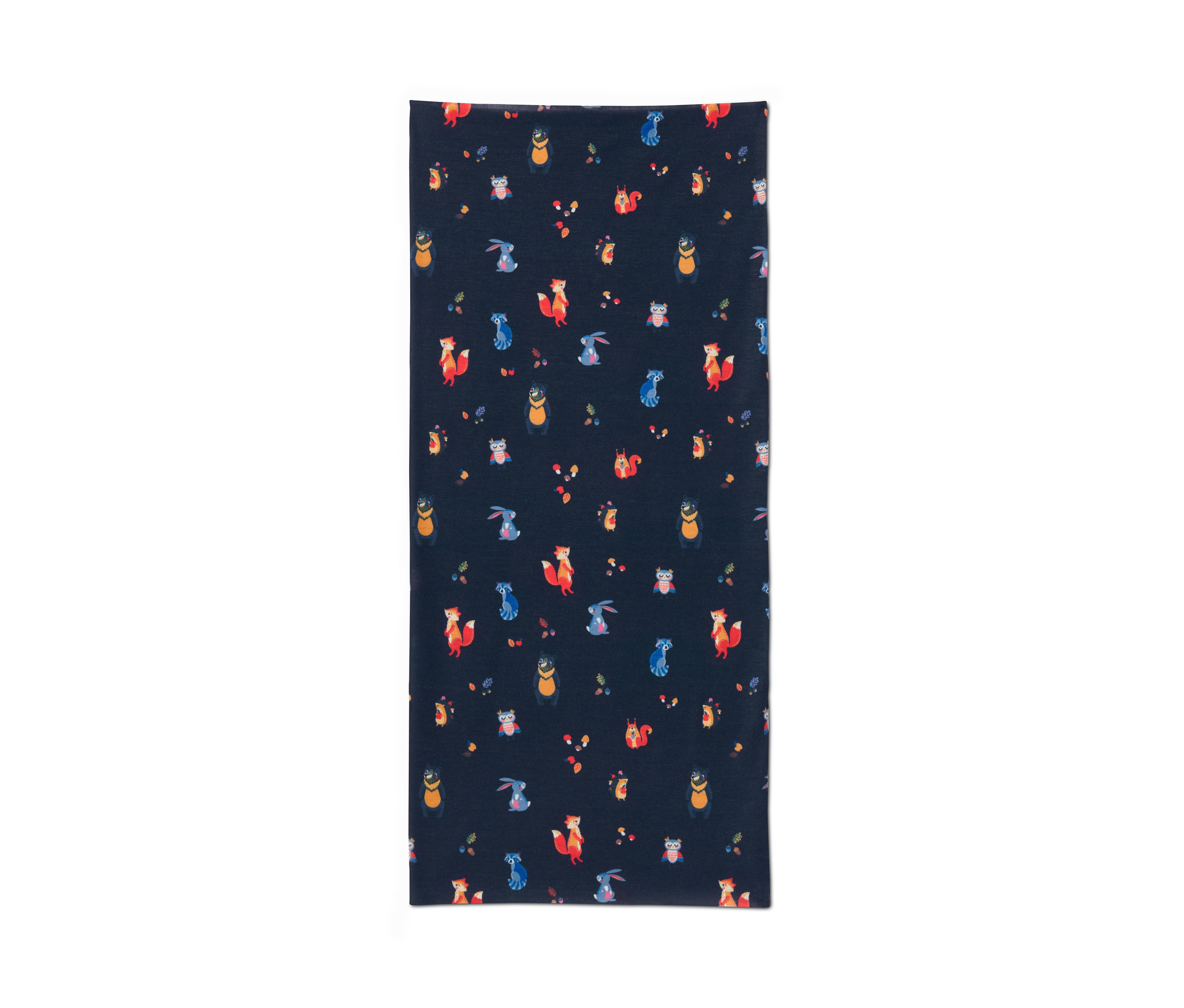 Tchibo - Chustka wielofunkcyjna - kolor: niebieski/pomarańczowy