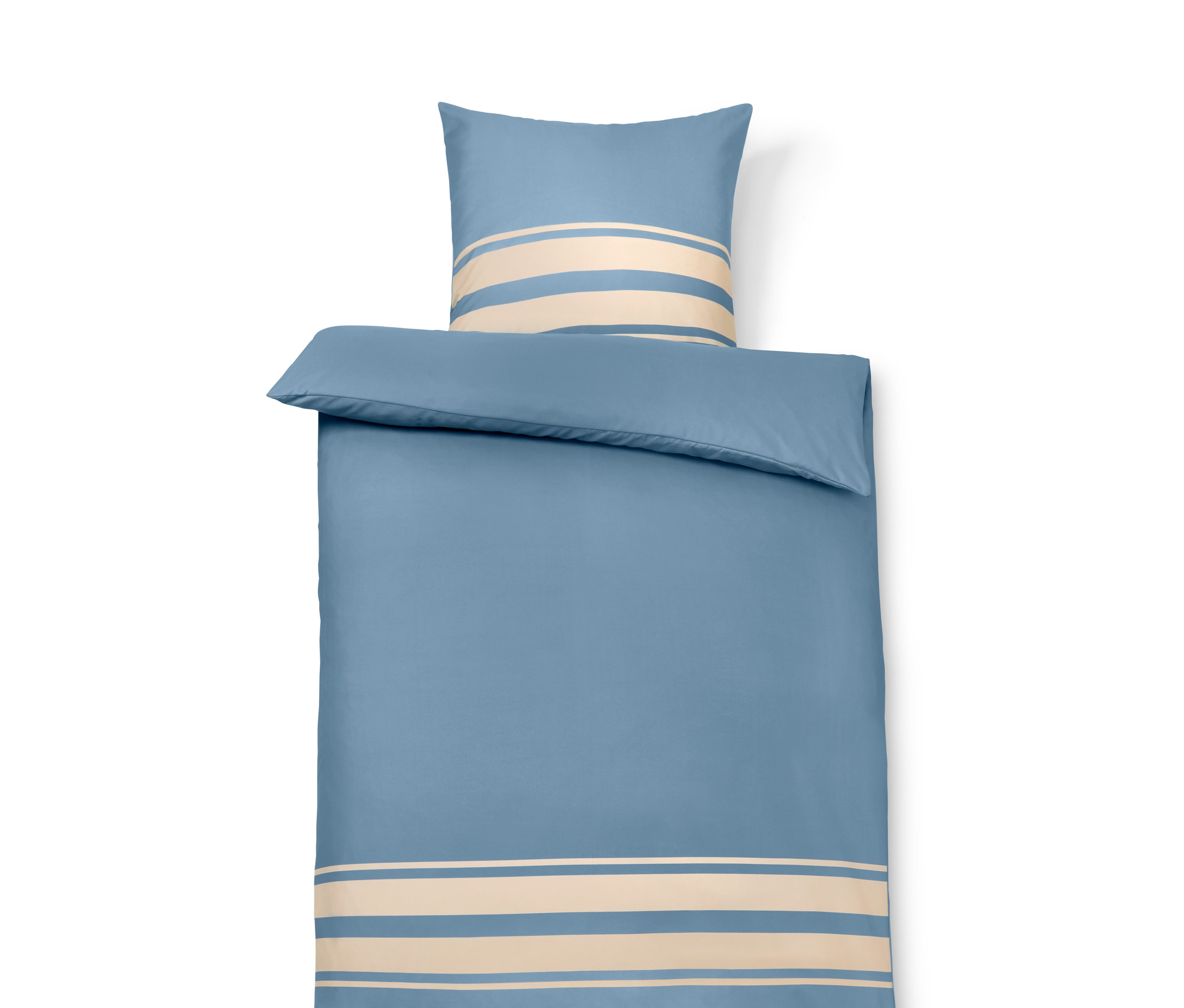 Tchibo - Pościel z mikrowłókna - kolor: niebieski