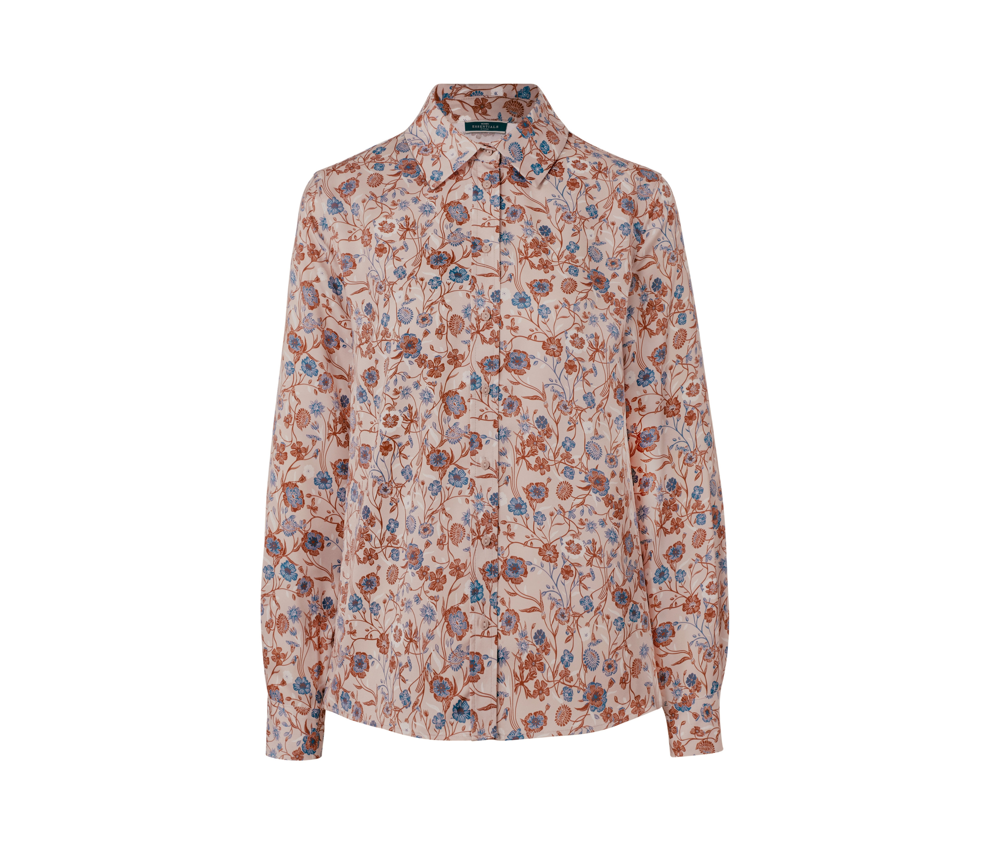 Tchibo - Bluzka w kwiecisty wzór- beżowy/w kwiatki