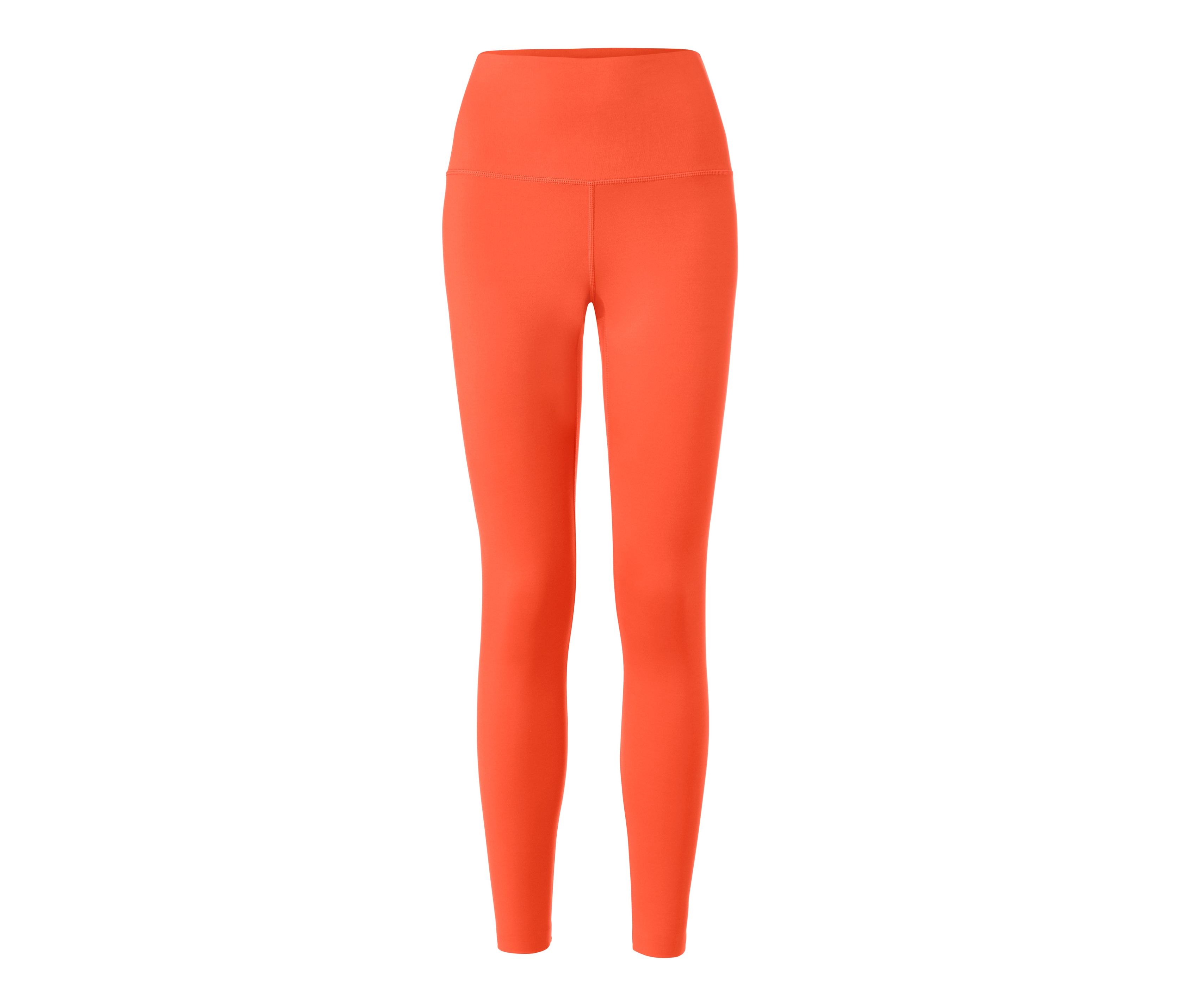 Tchibo - Wyjątkowo miękkie legginsy sportowe, czerwony/pomarańczowy