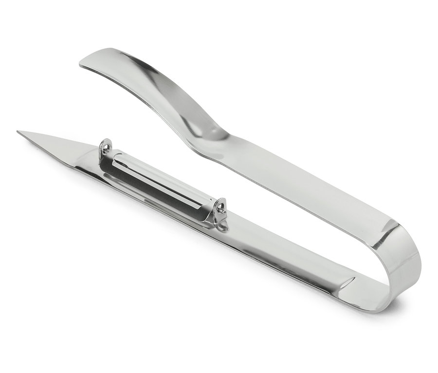 Obierak do warzyw ze stali nierdzewnej.