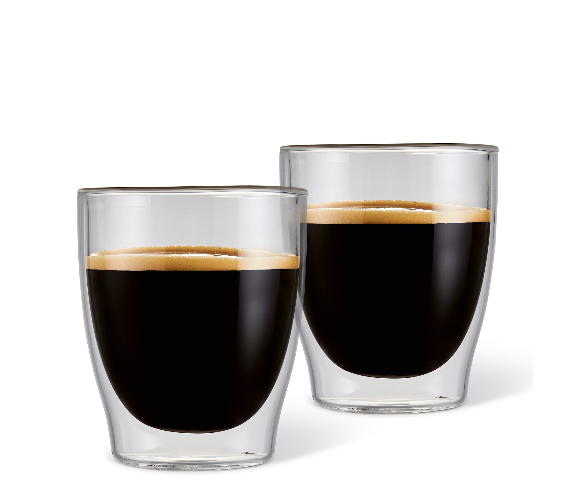 Tchibo - 2 szklanki o podwójnych ściankach do espresso