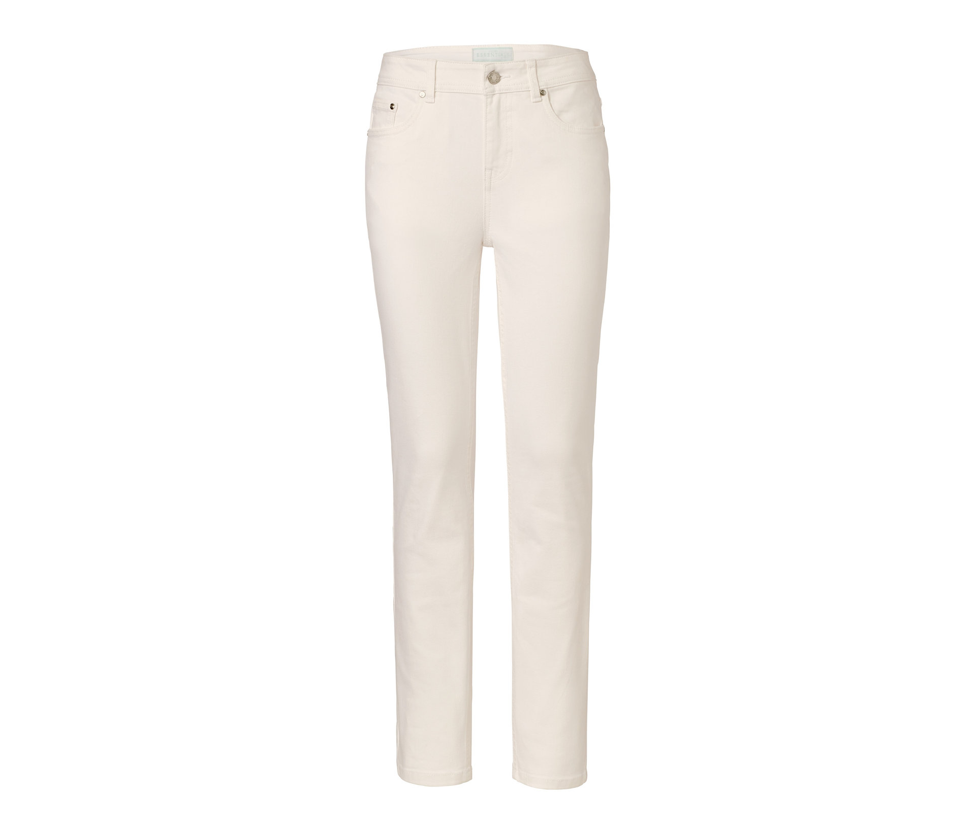 Tchibo - Spodnie dżinsowe o kroju slim fit- biały