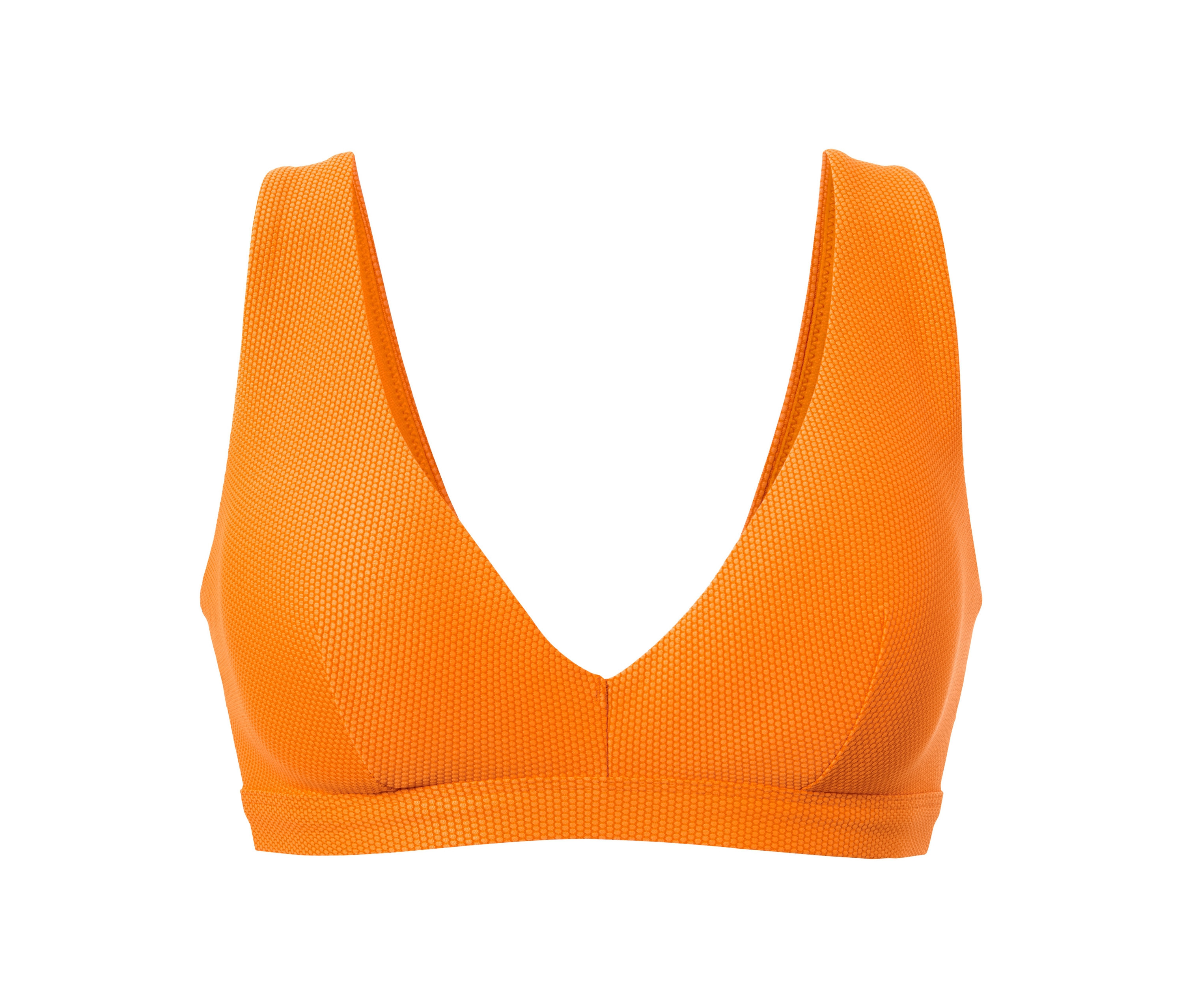 Tchibo - Góra od bikini ze strukturą, pomarańczowy