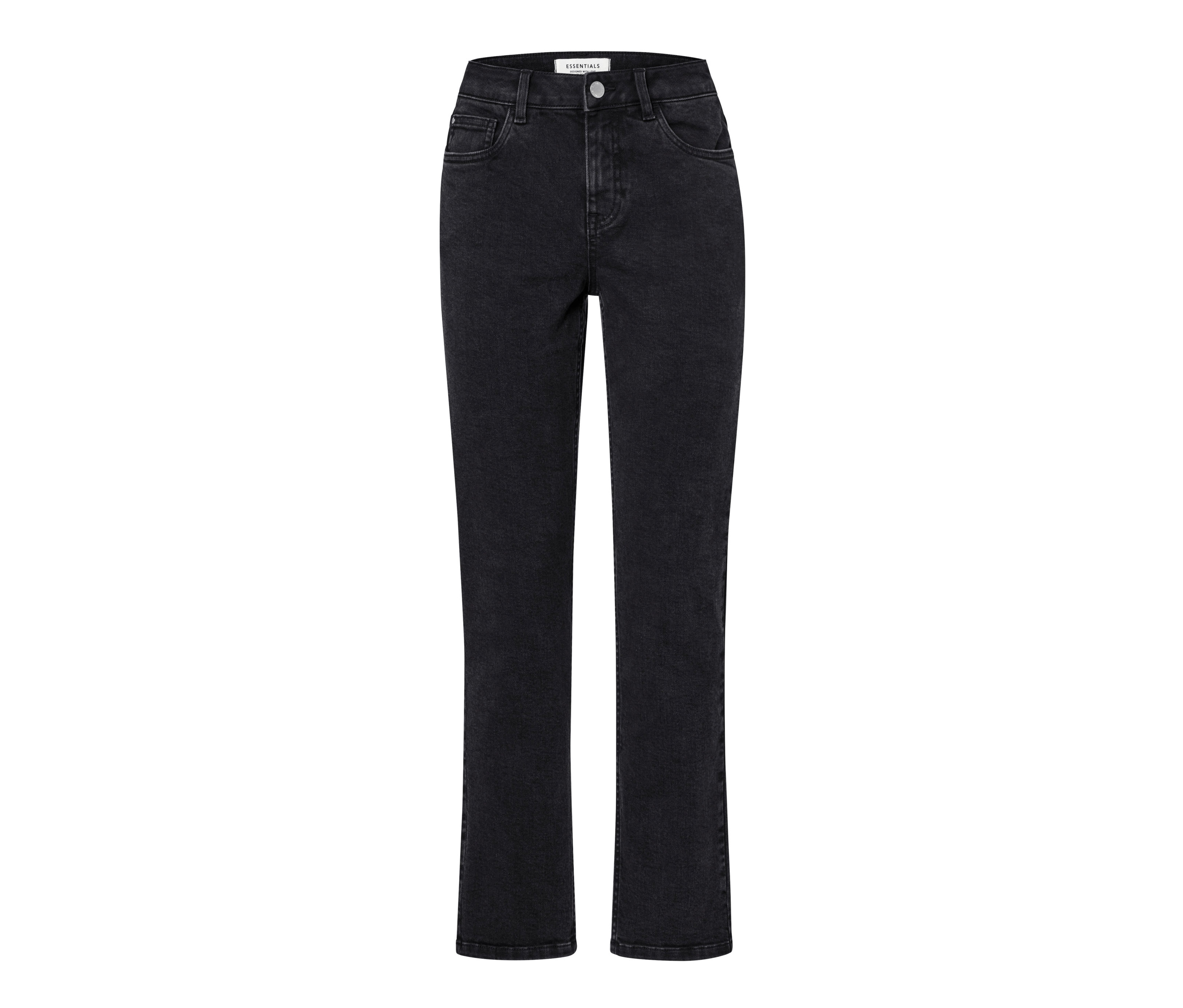 Tchibo - Jeansy Straight »Fit Juna«, czarny