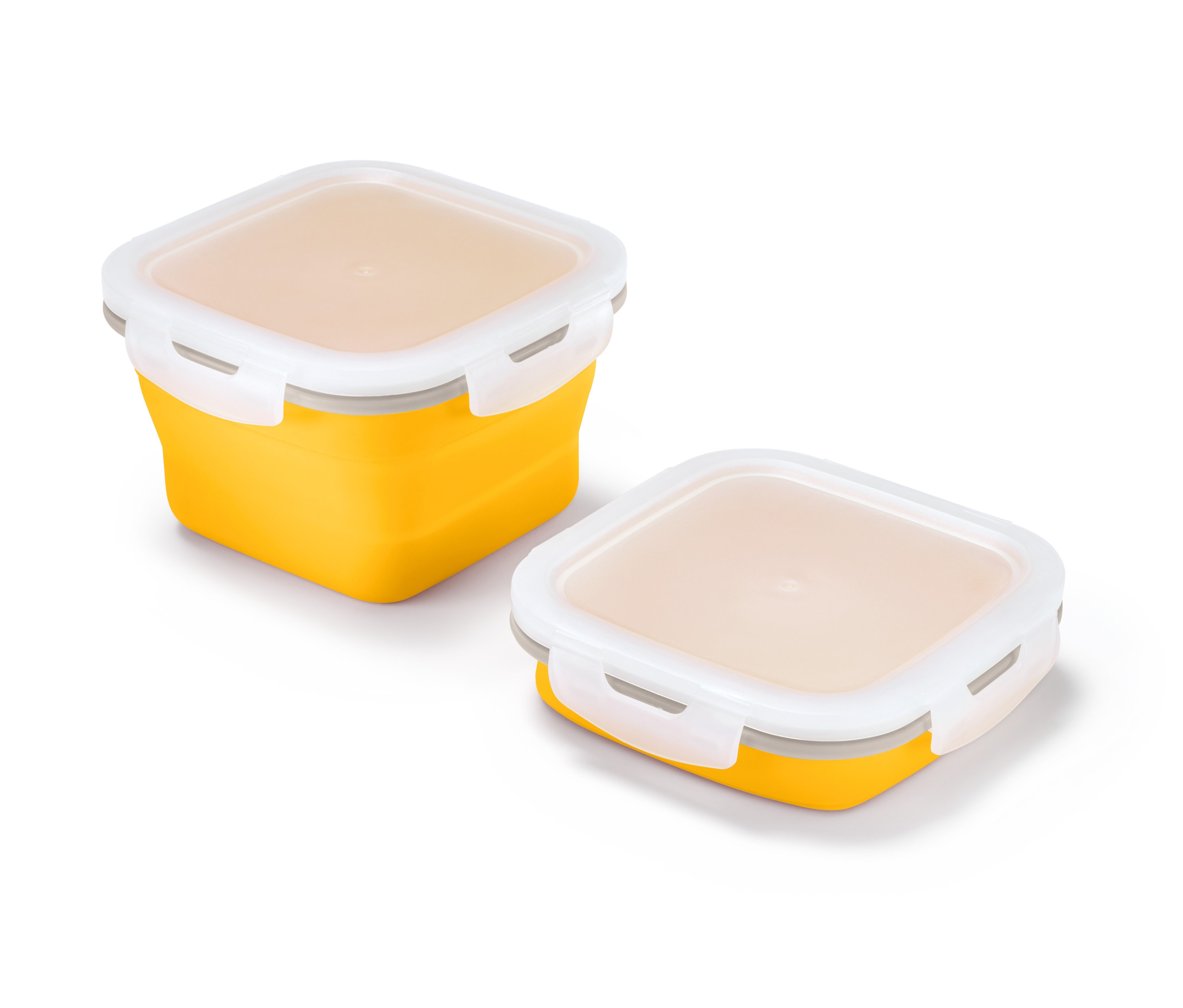 Tchibo - Pojemniki spożywcze - kolor: szary/żółty