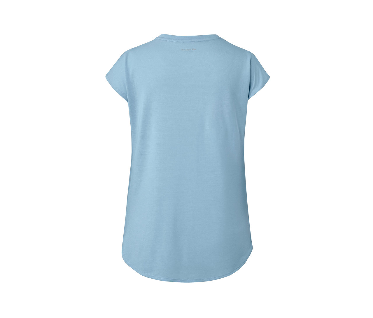 Jasnoniebieska koszulka sportowa.