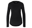 Czarna koszulka z długim rękawem.