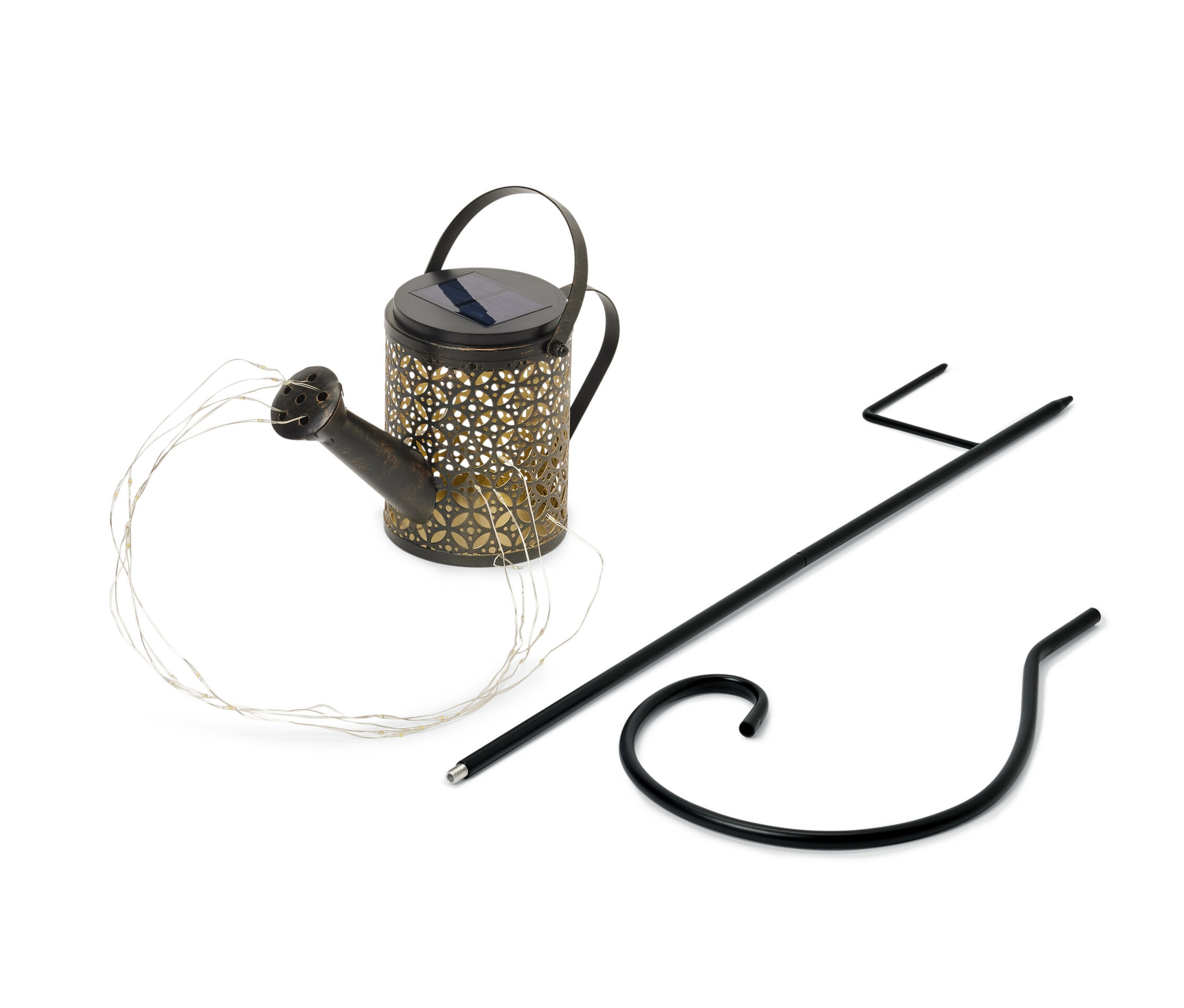 Tchibo - Lampa solarna „konewka” - kolor: czarny