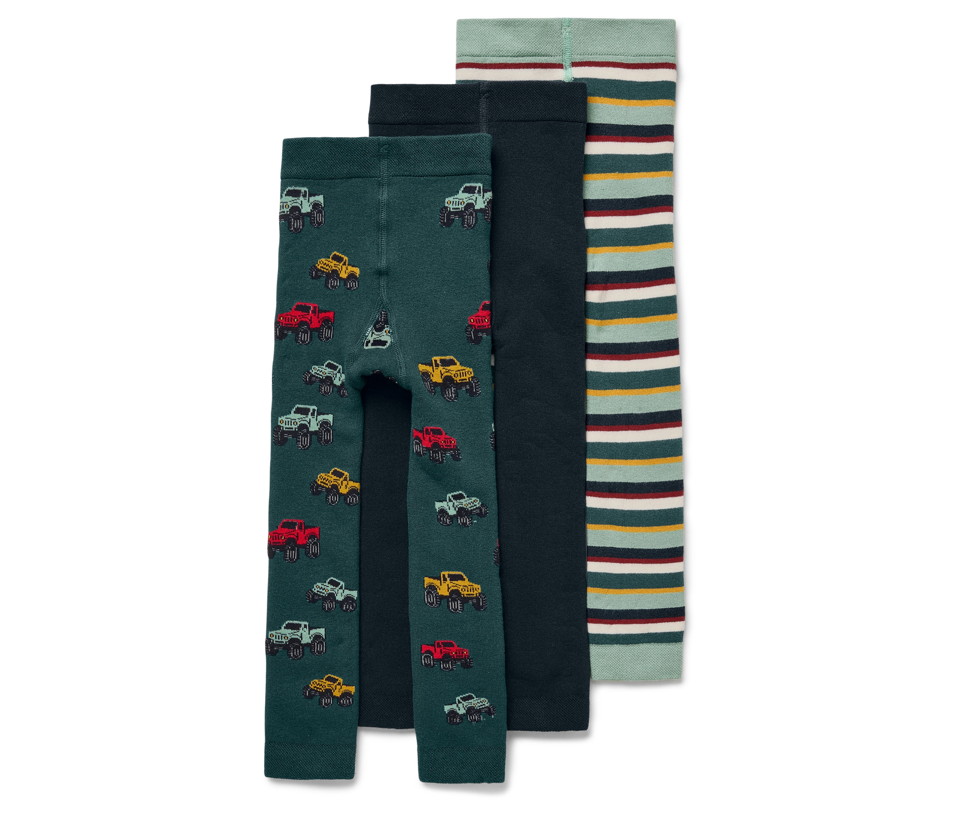 Tchibo - Legginsy termoaktywne - rozmiar 122/128 - kolor: niebieski/zielony