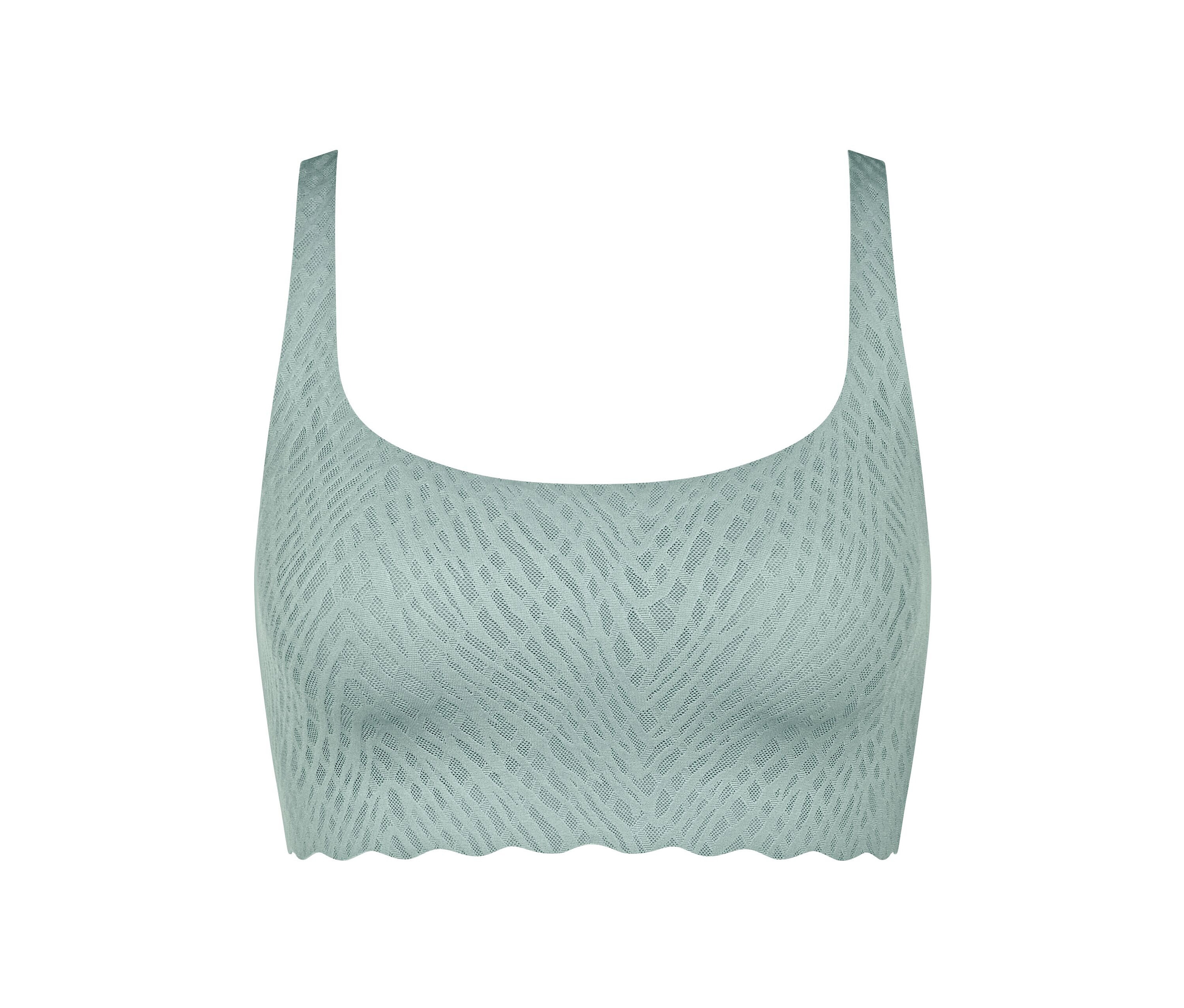 Top sloggi Zero Feel Bliss- niebieski/żakard