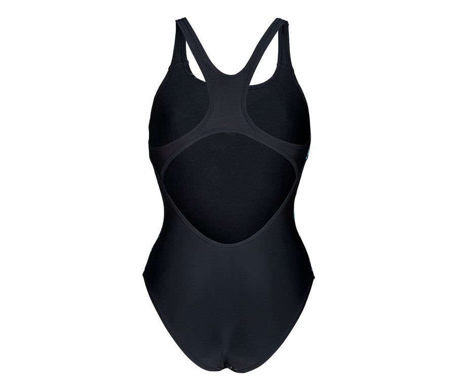 Szczegółowy widok z tyłu kostiumu kąpielowego arena Feel Hyacinth Swim Pro Back.