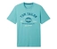 Błękitny T-shirt z nadrukiem "Tom Tailor Original Supplies" i napisem "Premium Quality Essentials".