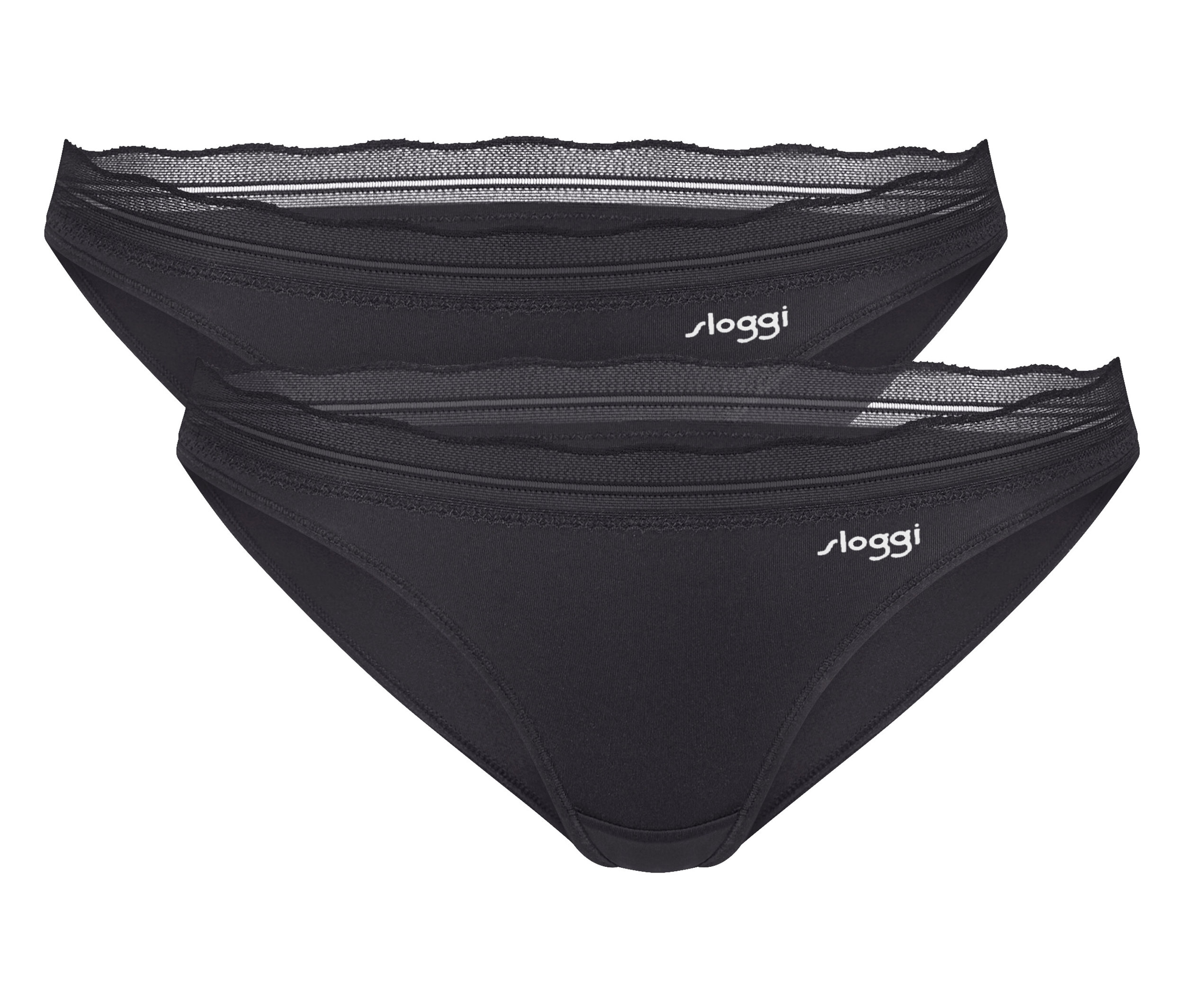 Figi sloggi GO Blush Mini 2P, czarne
