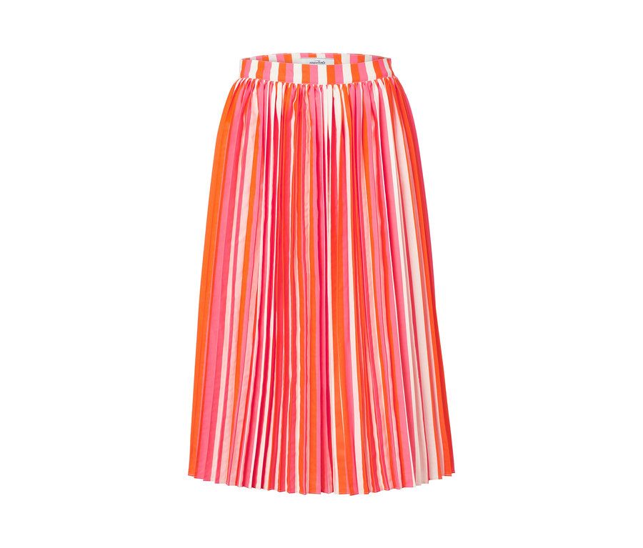 Spódnica plisowana w paski.